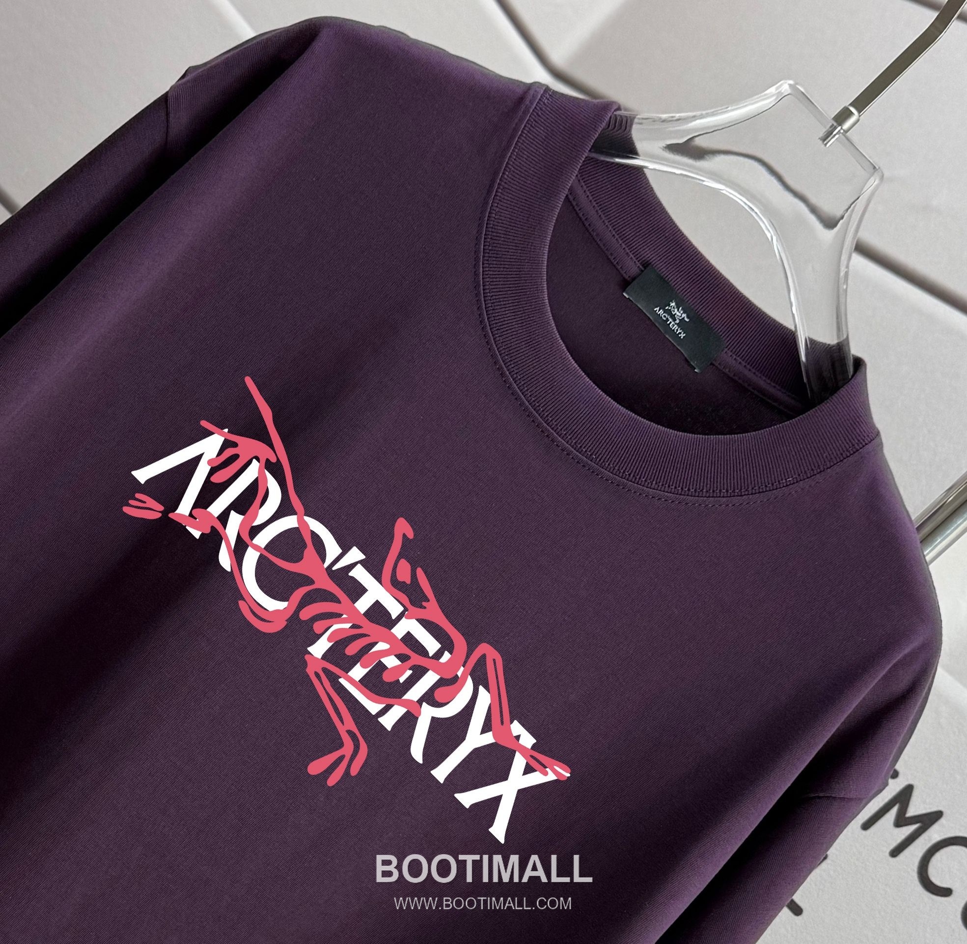 Arc'teryx 2026 S/S Cotton Short Sleeve T-Shirt with Logo Print 아크테릭스 2026SS 코튼 블랙 티셔츠 로고 프린트 7