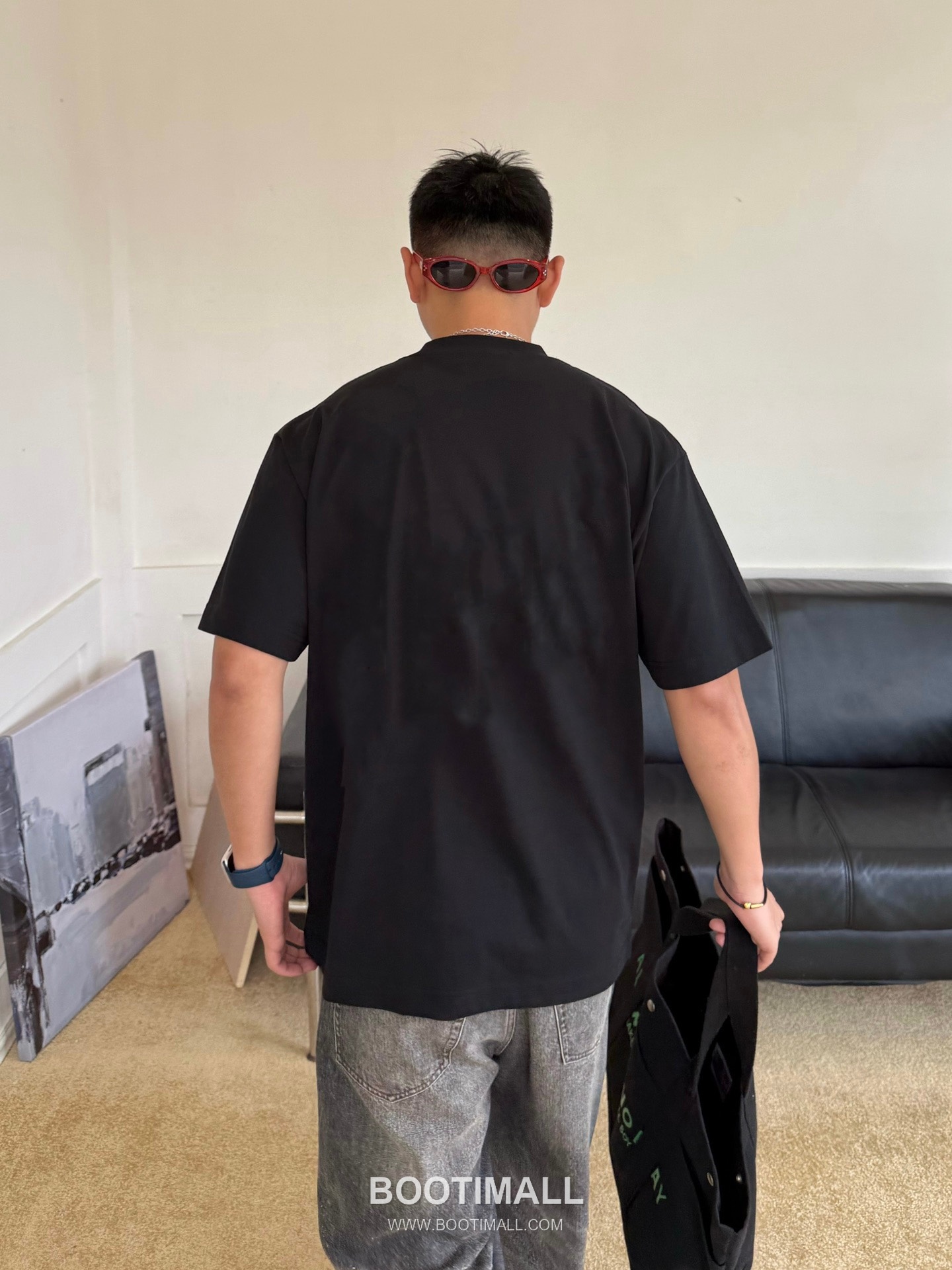 Arc'teryx 2026 S/S Cotton Short Sleeve T-Shirt with Logo Print 아크테릭스 2026SS 코튼 블랙 티셔츠 로고 프린트 4