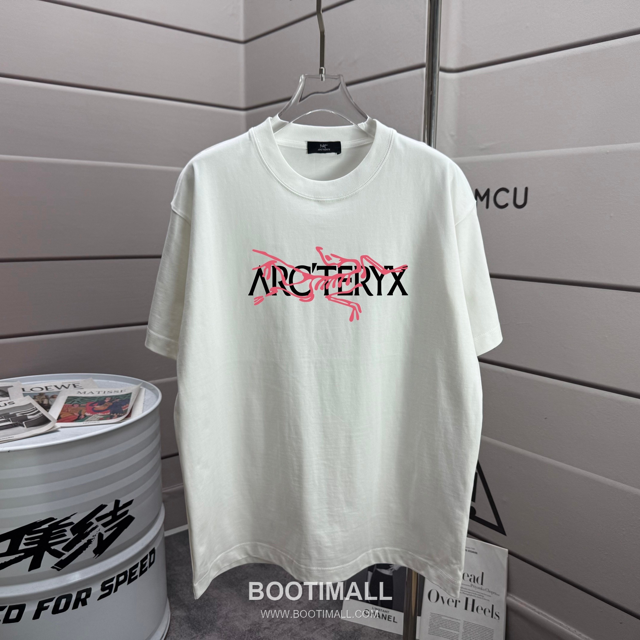 Arc'teryx 2026 S/S Cotton Short Sleeve T-Shirt with Logo Print 아크테릭스 2026SS 코튼 블랙 티셔츠 로고 프린트 5