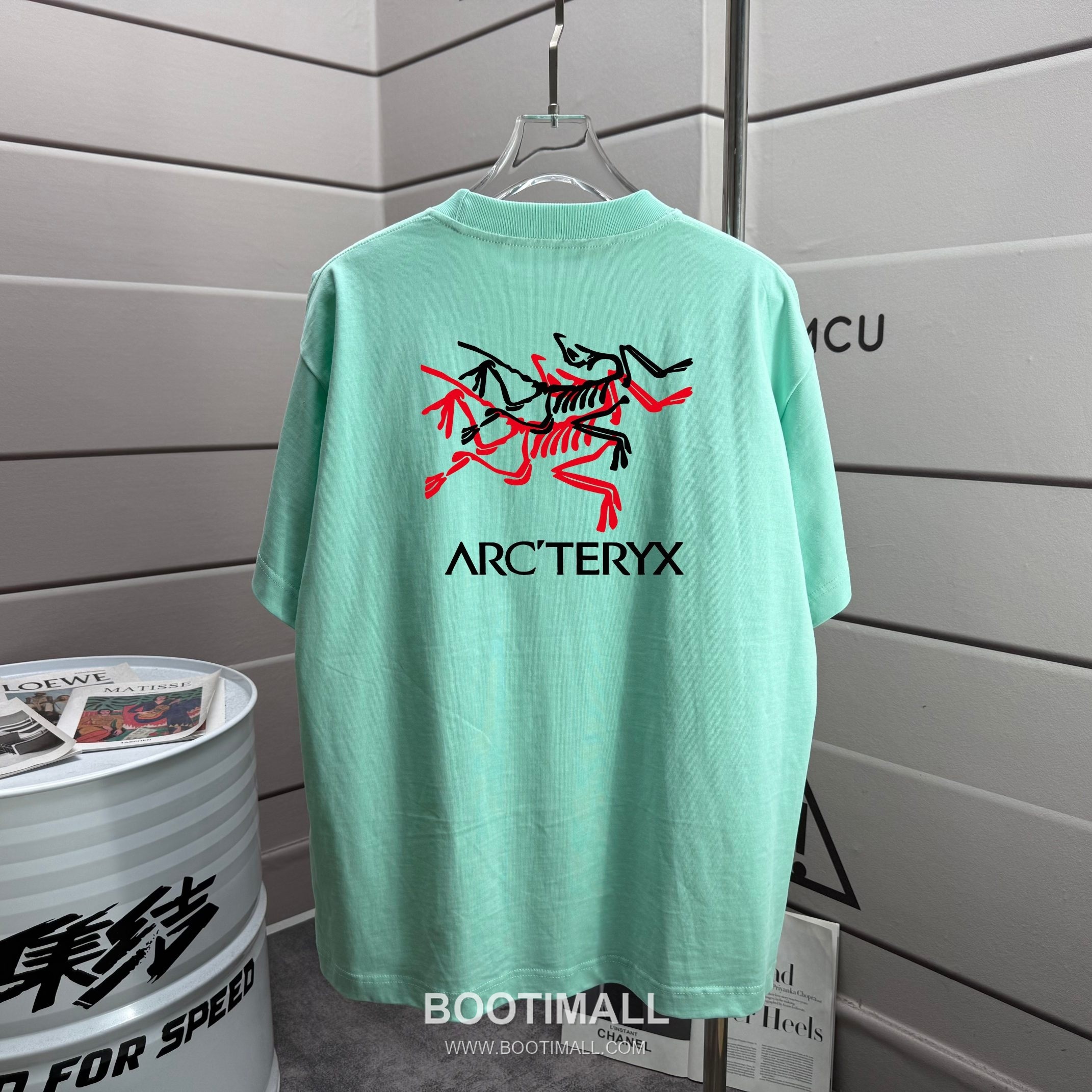 Arc'teryx 2026 S/S Cotton Short Sleeve T-Shirt with Logo Print 아크테릭스 2026SS 코튼 블랙 티셔츠 로고 프린트 5