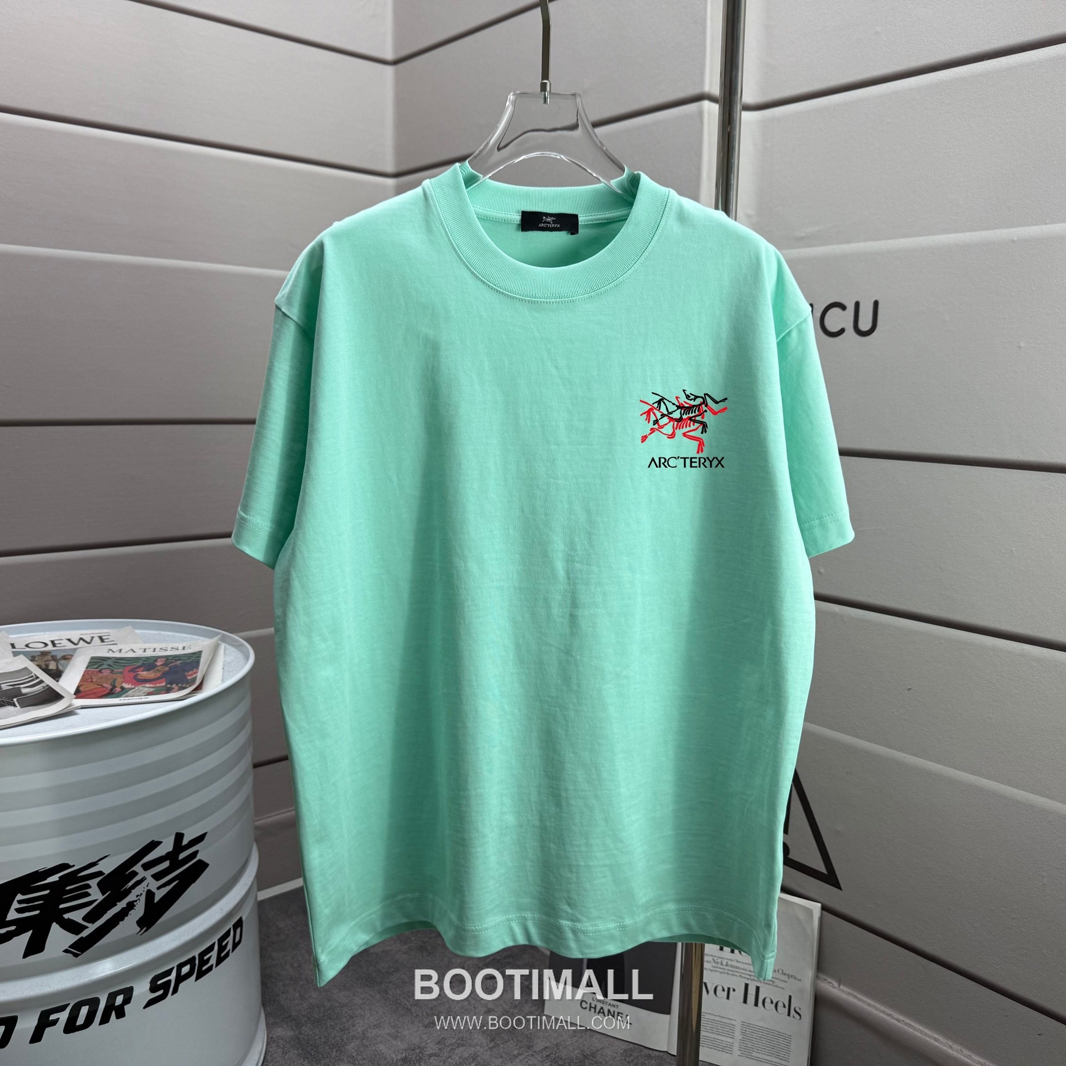 Arc'teryx 2026 S/S Cotton Short Sleeve T-Shirt with Logo Print 아크테릭스 2026SS 코튼 블랙 티셔츠 로고 프린트 6