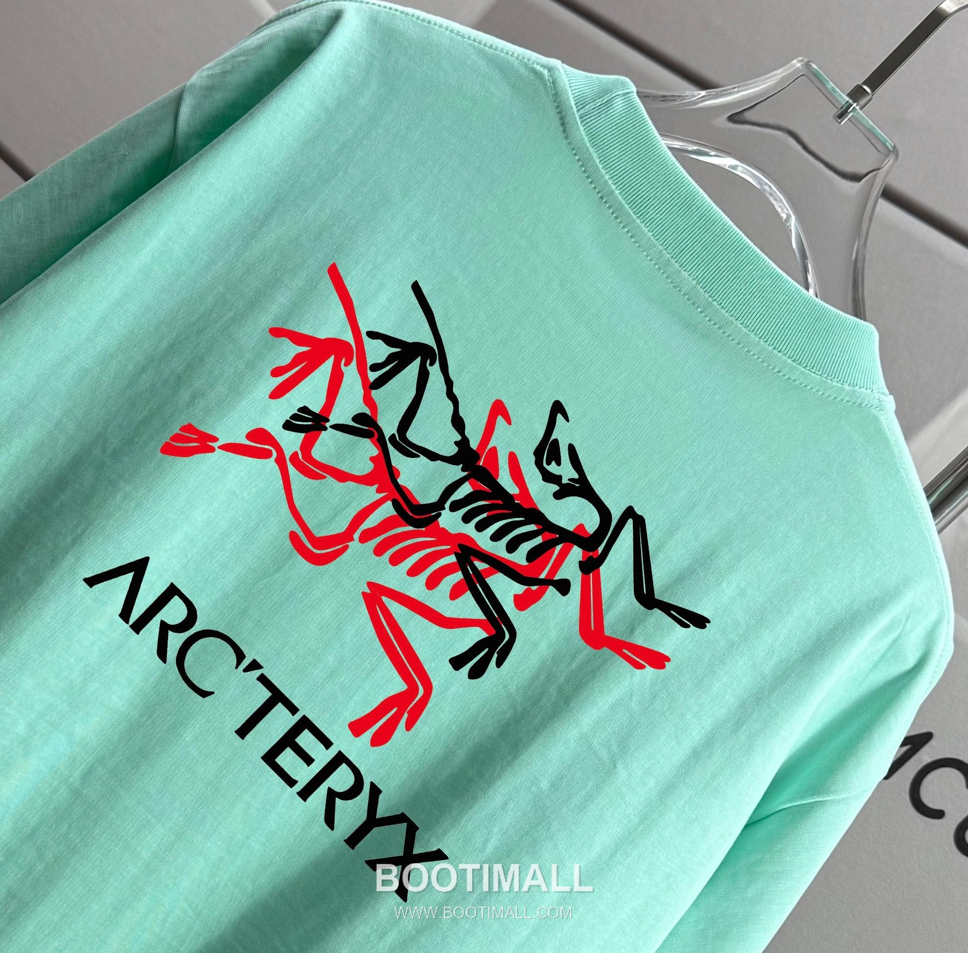 Arc'teryx 2026 S/S Cotton Short Sleeve T-Shirt with Logo Print 아크테릭스 2026SS 코튼 블랙 티셔츠 로고 프린트 7