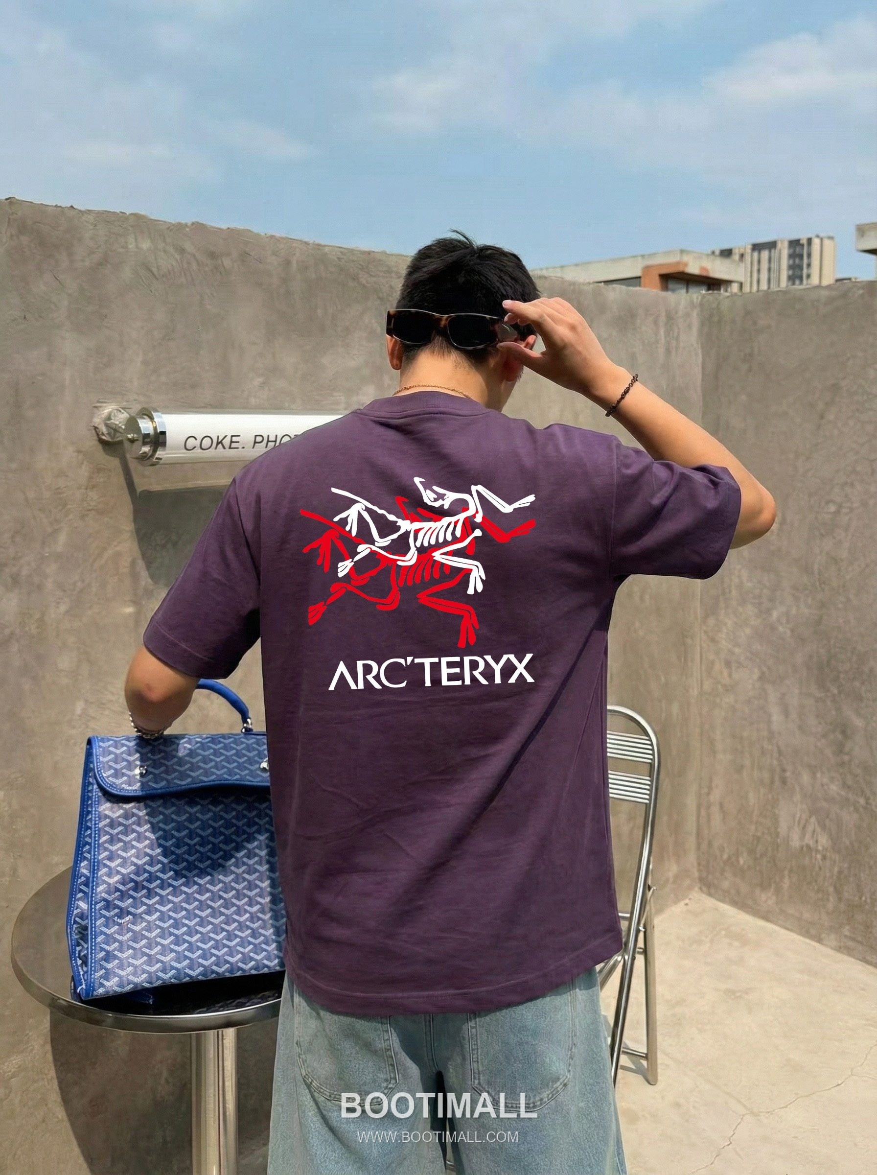 Arc'teryx 2026 S/S Cotton Short Sleeve T-Shirt with Logo Print 아크테릭스 2026SS 코튼 블랙 티셔츠 로고 프린트 3