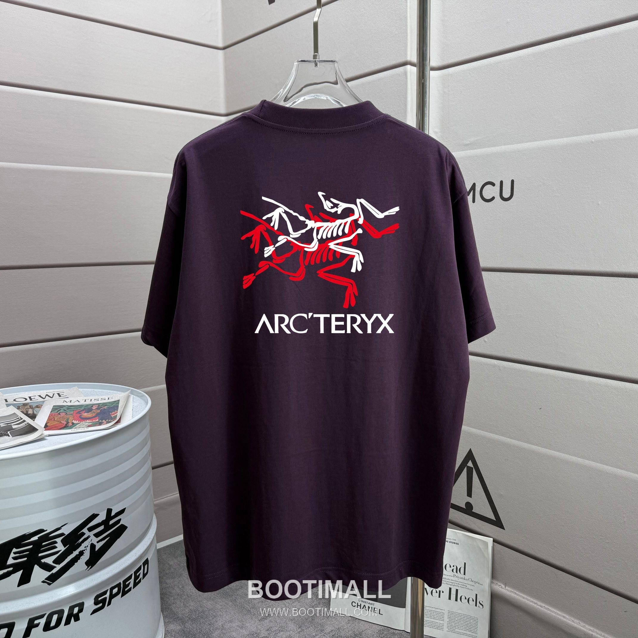 Arc'teryx 2026 S/S Cotton Short Sleeve T-Shirt with Logo Print 아크테릭스 2026SS 코튼 블랙 티셔츠 로고 프린트 5