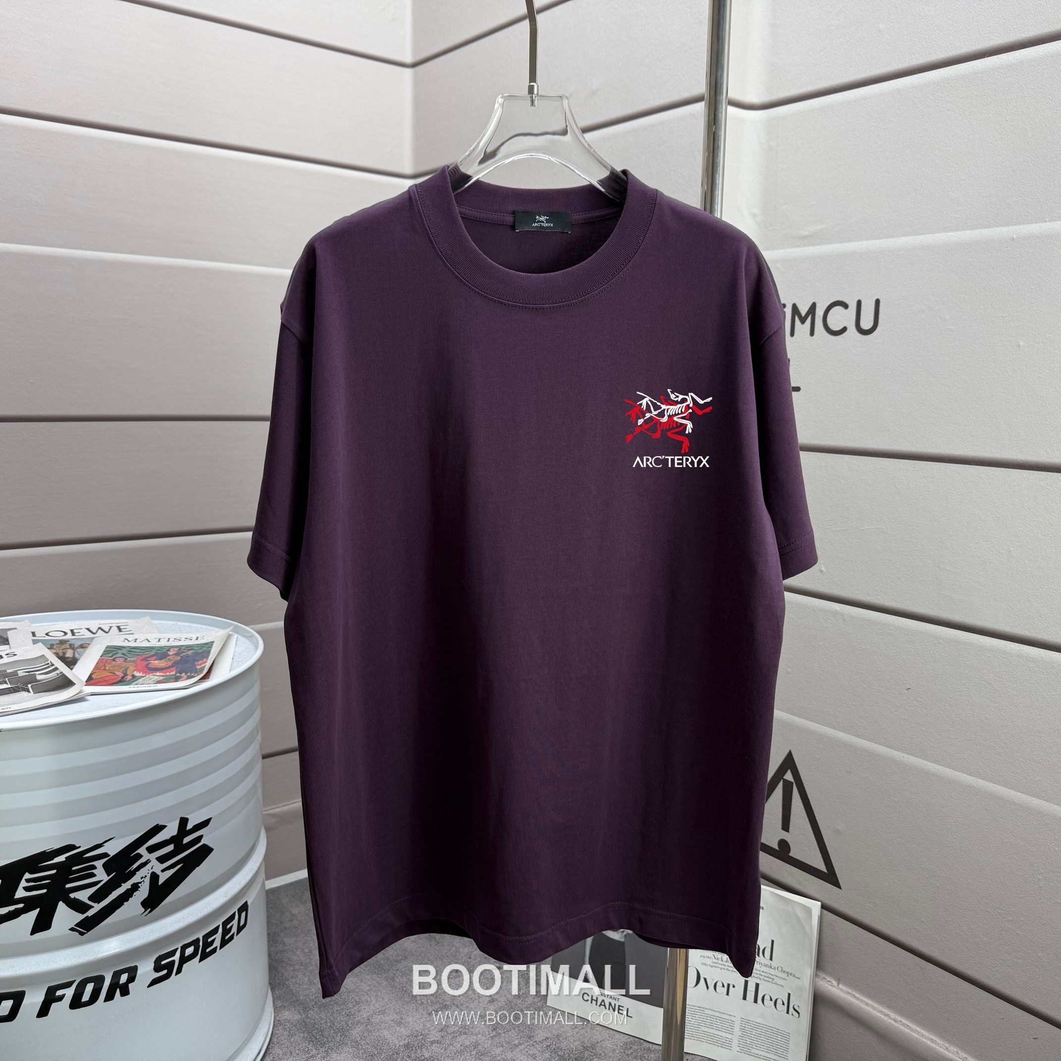 Arc'teryx 2026 S/S Cotton Short Sleeve T-Shirt with Logo Print 아크테릭스 2026SS 코튼 블랙 티셔츠 로고 프린트 6