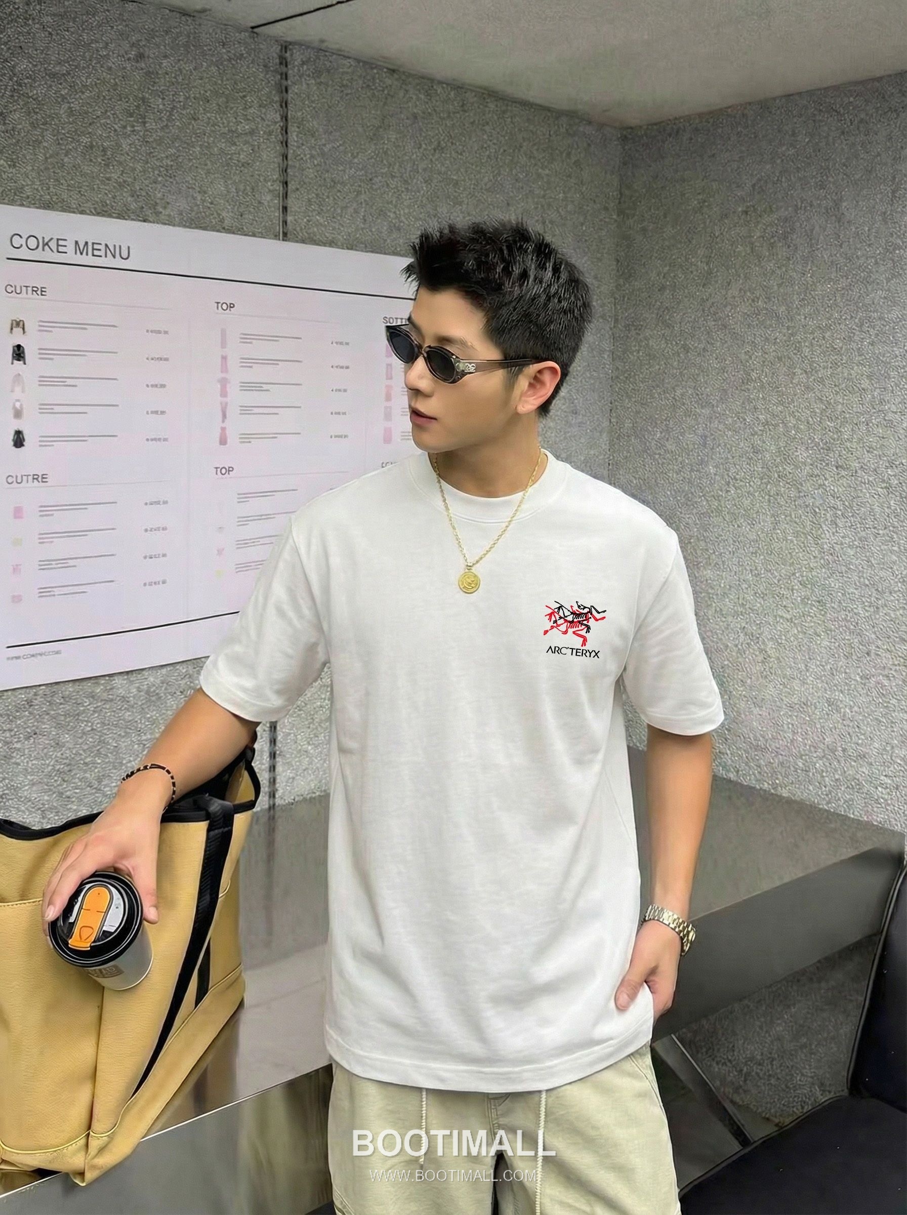 Arc'teryx 2026 S/S Cotton Short Sleeve T-Shirt with Logo Print 아크테릭스 2026SS 코튼 블랙 티셔츠 로고 프린트 4