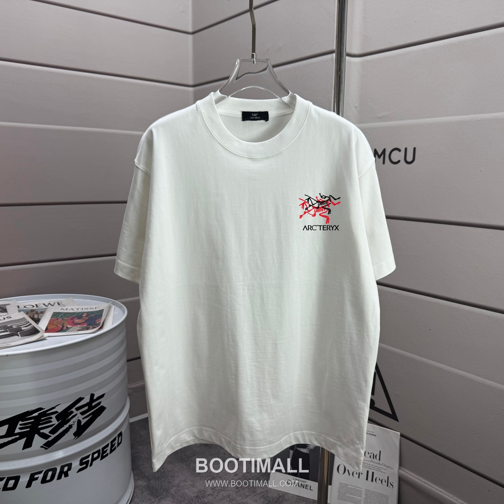 Arc'teryx 2026 S/S Cotton Short Sleeve T-Shirt with Logo Print 아크테릭스 2026SS 코튼 블랙 티셔츠 로고 프린트 6