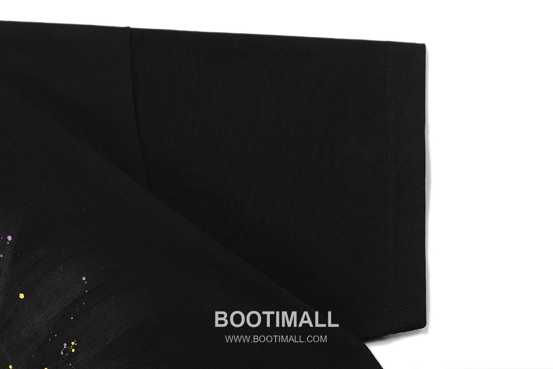 Fendi 2025 S/S Cotton Short Sleeve T-Shirt with Double F Embroidered Logo and Ink Print 펜디 2025SS 코튼 블랙 티셔츠 더블F 자수 잉크 프린트 7