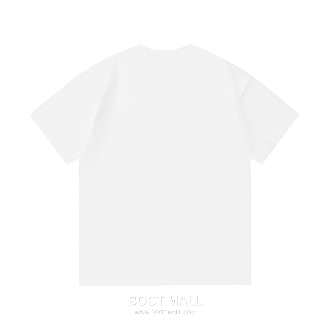 Fendi 2025 S/S Cotton Short Sleeve T-Shirt with Double F Embroidered Logo and Ink Print 펜디 2025SS 코튼 블랙 티셔츠 더블F 자수 잉크 프린트 12