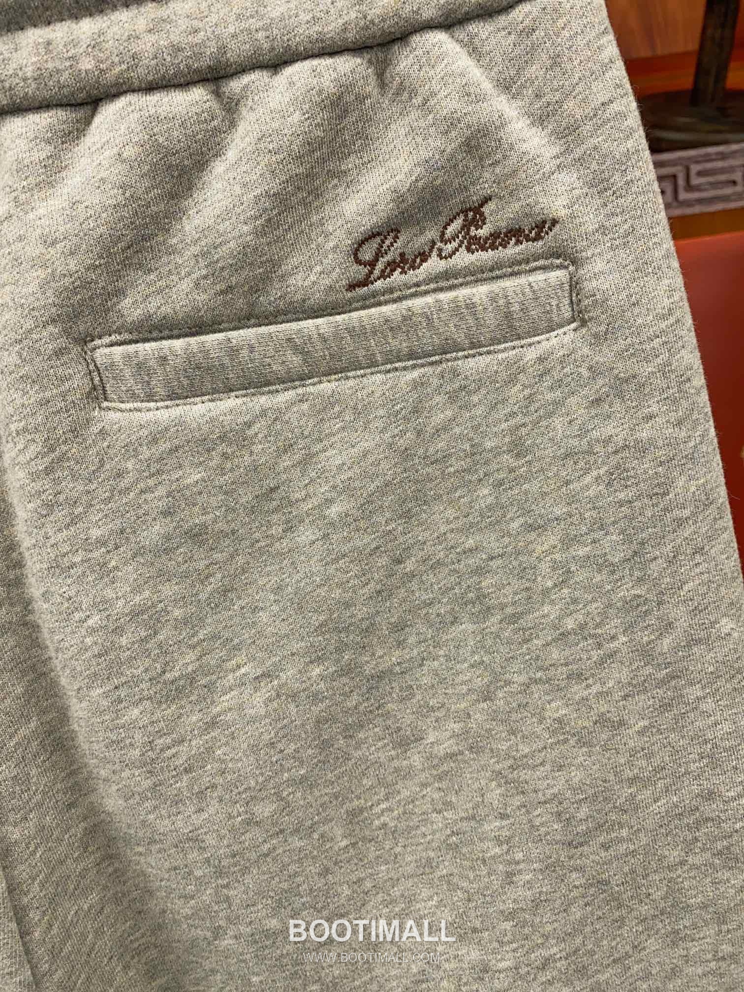Loro Piana 2025 S/S Natural Fiber Knit Short Sleeve T-Shirt with Minimal Logo 로로피아나 2025SS 천연섬유 아이보리 티셔츠 니트 로고 8
