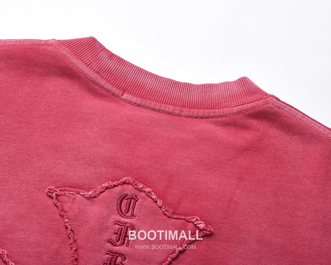 Chrome Hearts 2025 F/W Cotton Loop Terry Hoodie with Patch Embroidered Logo 크롬하츠 2025FW 코튼 블랙 후드 패치 자수 4