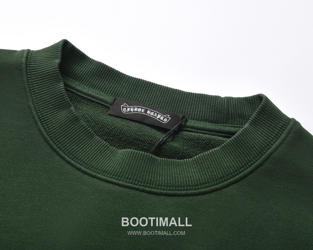 Chrome Hearts 2025 F/W Cotton Loop Terry Hoodie with Patch Embroidered Logo 크롬하츠 2025FW 코튼 블랙 후드 패치 자수 5