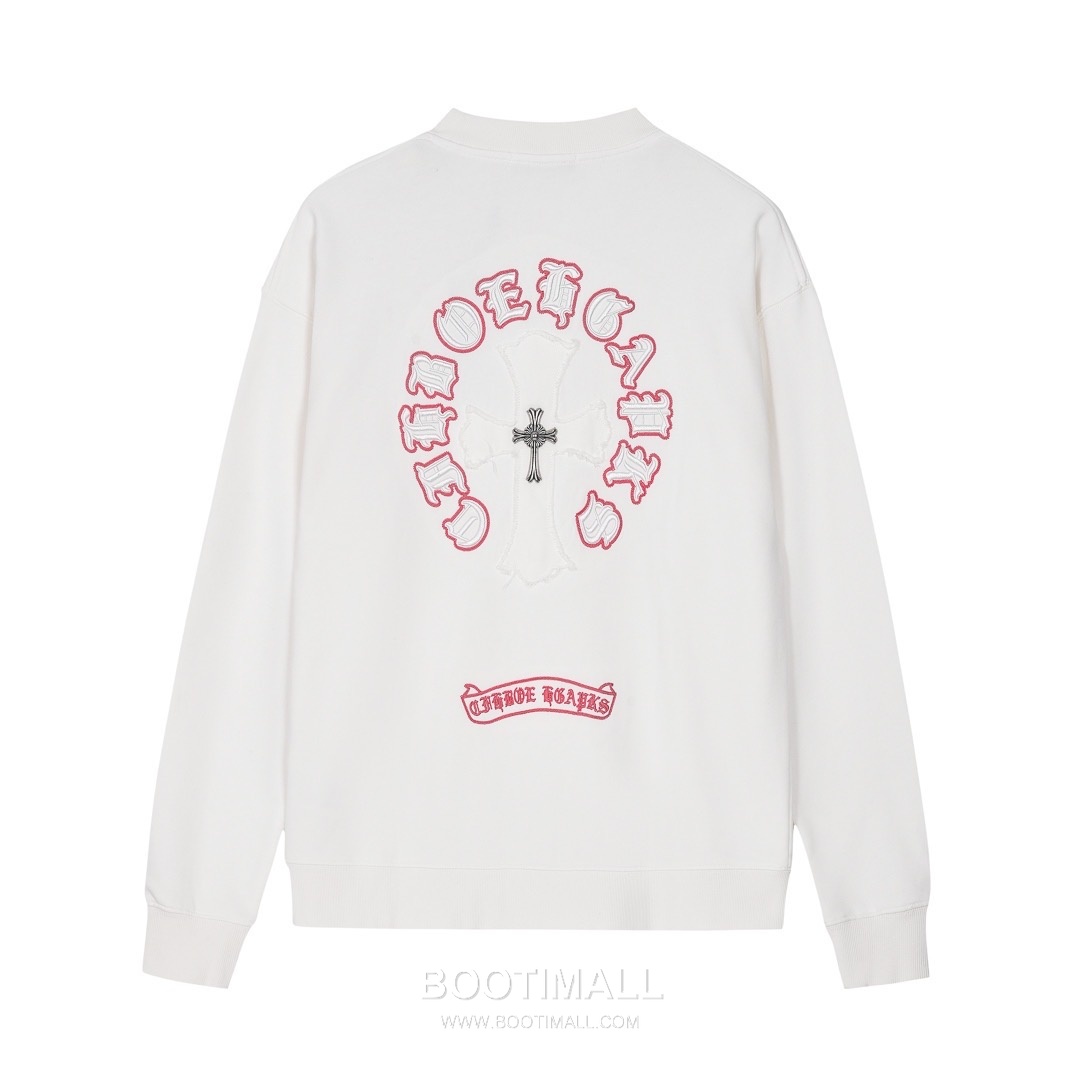 Chrome Hearts 2025 F/W Cotton Loop Terry Hoodie with Patch Embroidered Logo 크롬하츠 2025FW 코튼 블랙 후드 패치 자수 1