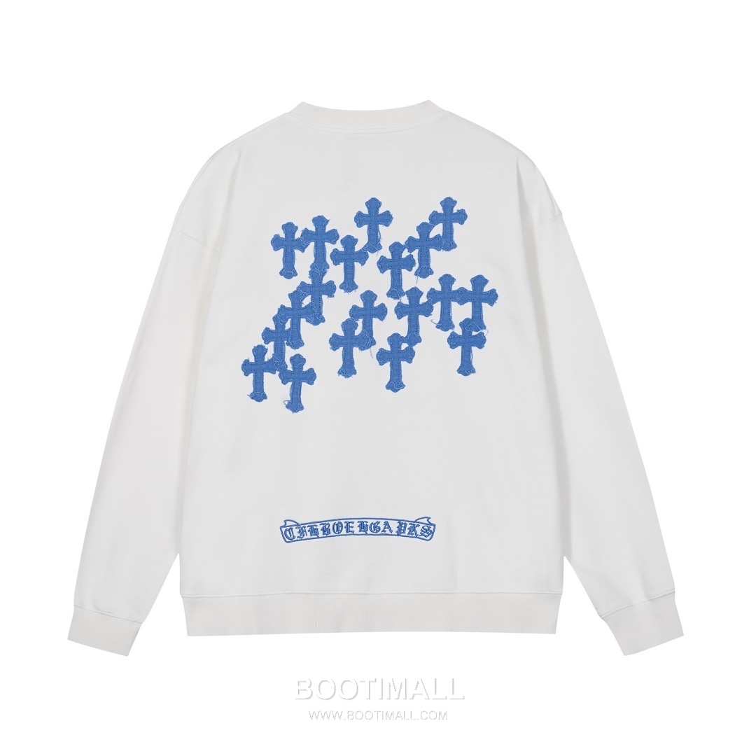 Chrome Hearts 2025 F/W Cotton Loop Terry Hoodie with Patch Embroidered Logo 크롬하츠 2025FW 코튼 블랙 후드 패치 자수 2