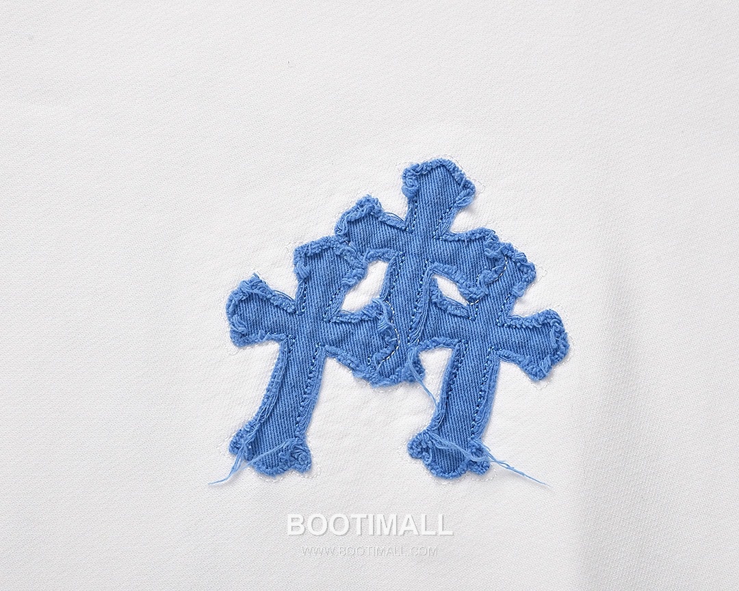 Chrome Hearts 2025 F/W Cotton Loop Terry Hoodie with Patch Embroidered Logo 크롬하츠 2025FW 코튼 블랙 후드 패치 자수 5