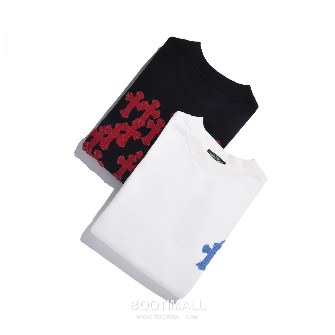 Chrome Hearts 2025 F/W Cotton Loop Terry Hoodie with Patch Embroidered Logo 크롬하츠 2025FW 코튼 블랙 후드 패치 자수 7