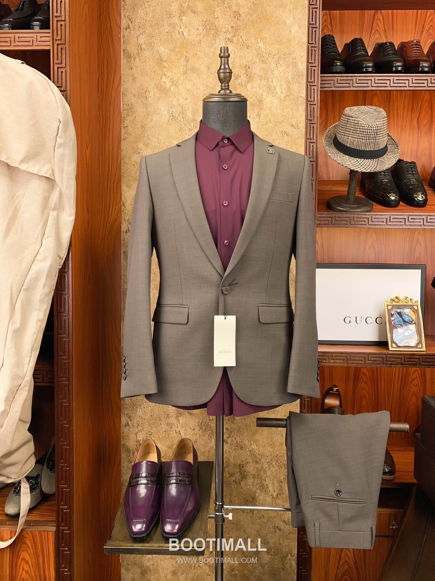 Gucci 2025 F/W Polyester Blend Suit Set Jacket Pants with Tailored Fit 구찌 2025FW 폴리에스터 블랙 재킷 팬츠 수트세트 10