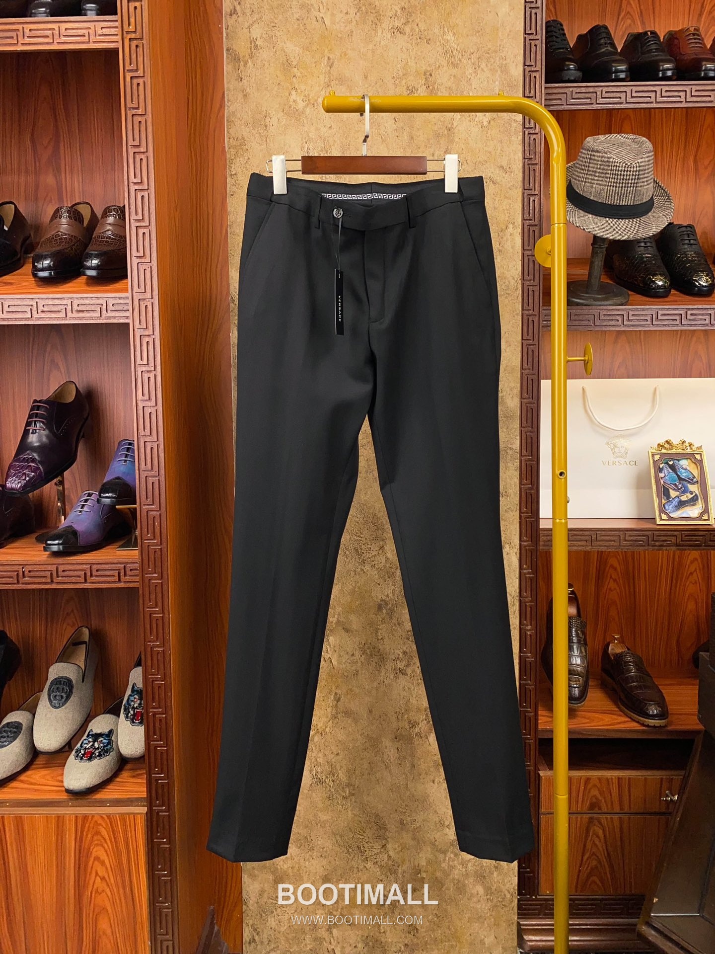 Versace 2025 F/W Wool Blend Suit Set Jacket Pants with Tailored Fit 베르사체 2025FW 울 블렌드 블랙 재킷 팬츠 수트세트 19