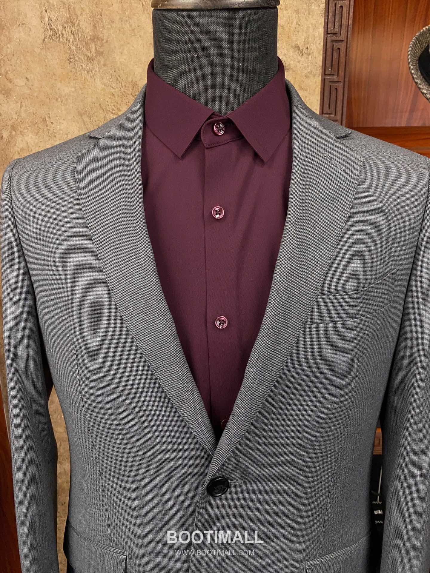 Zegna 2025 F/W Polyester Blend Suit Set Jacket Pants with Tailored Fit 제냐 2025FW 폴리에스터 블랙 재킷 팬츠 수트세트 5