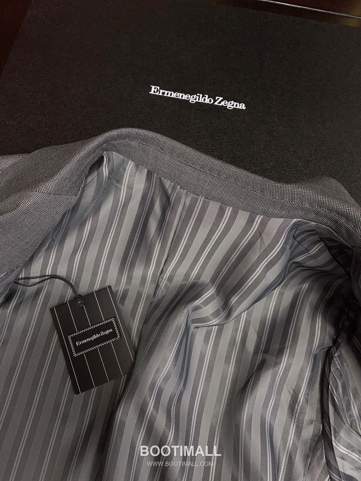 Zegna 2025 F/W Polyester Blend Suit Set Jacket Pants with Tailored Fit 제냐 2025FW 폴리에스터 블랙 재킷 팬츠 수트세트 7