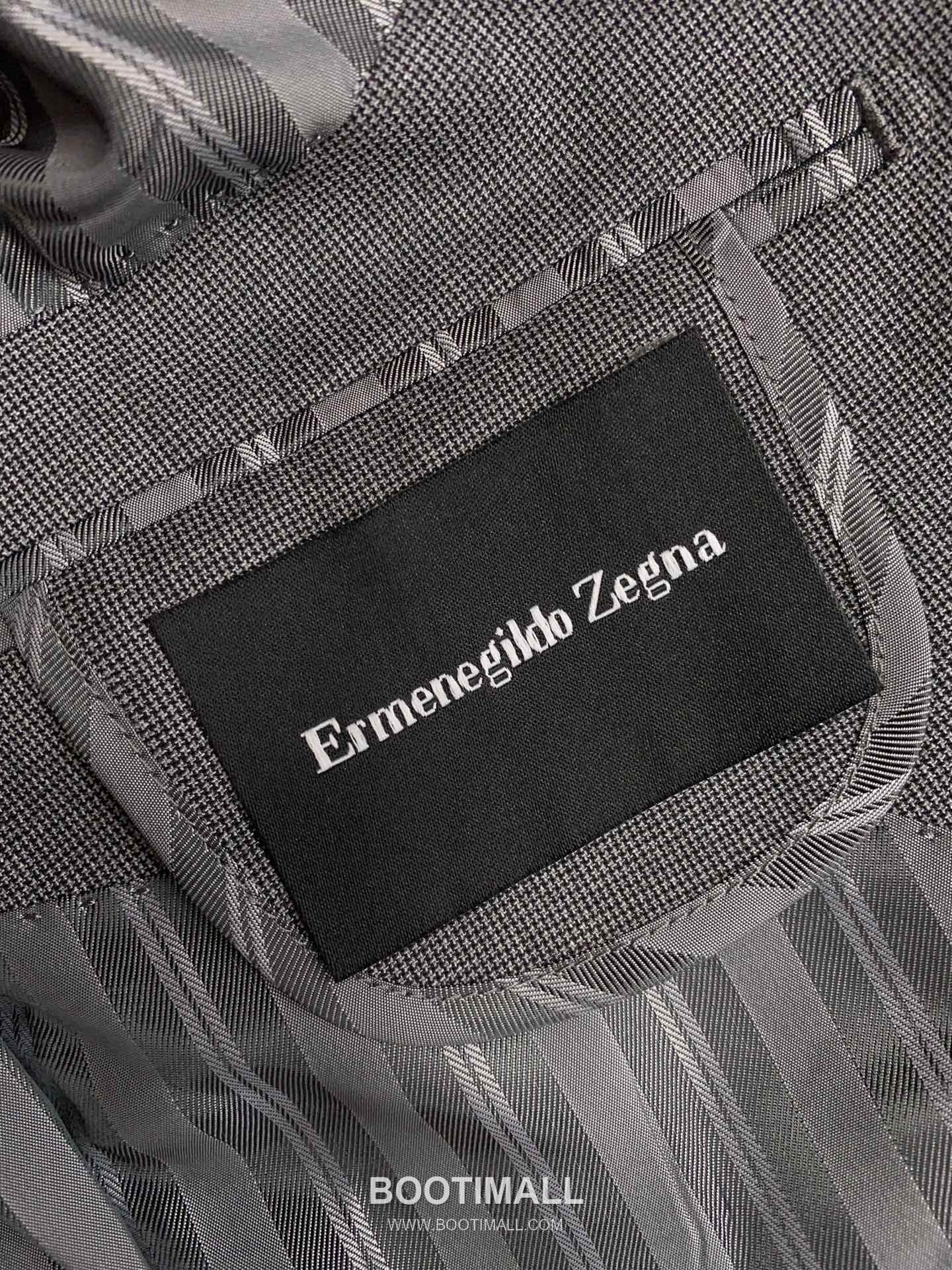 Zegna 2025 F/W Polyester Blend Suit Set Jacket Pants with Tailored Fit 제냐 2025FW 폴리에스터 블랙 재킷 팬츠 수트세트 8