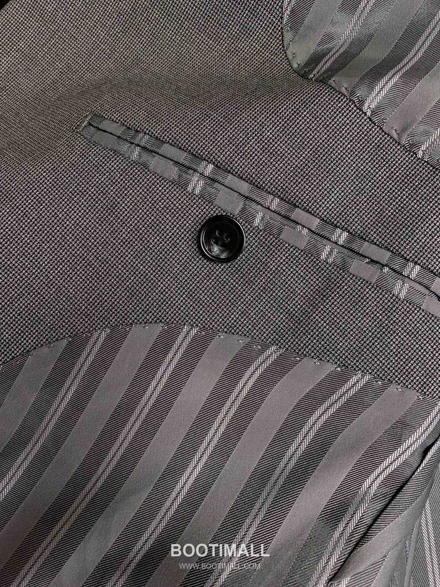 Zegna 2025 F/W Polyester Blend Suit Set Jacket Pants with Tailored Fit 제냐 2025FW 폴리에스터 블랙 재킷 팬츠 수트세트 9