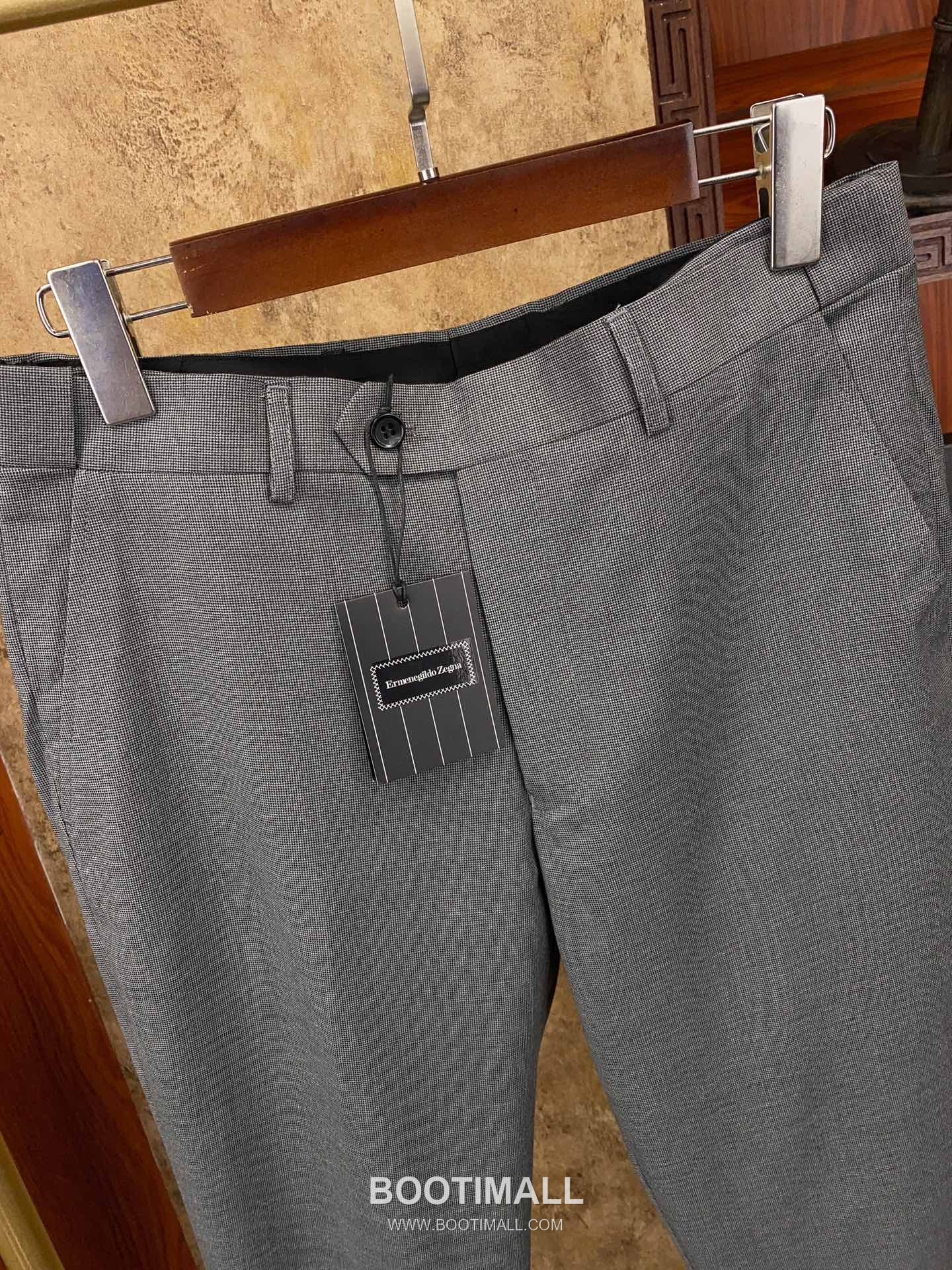 Zegna 2025 F/W Polyester Blend Suit Set Jacket Pants with Tailored Fit 제냐 2025FW 폴리에스터 블랙 재킷 팬츠 수트세트 13