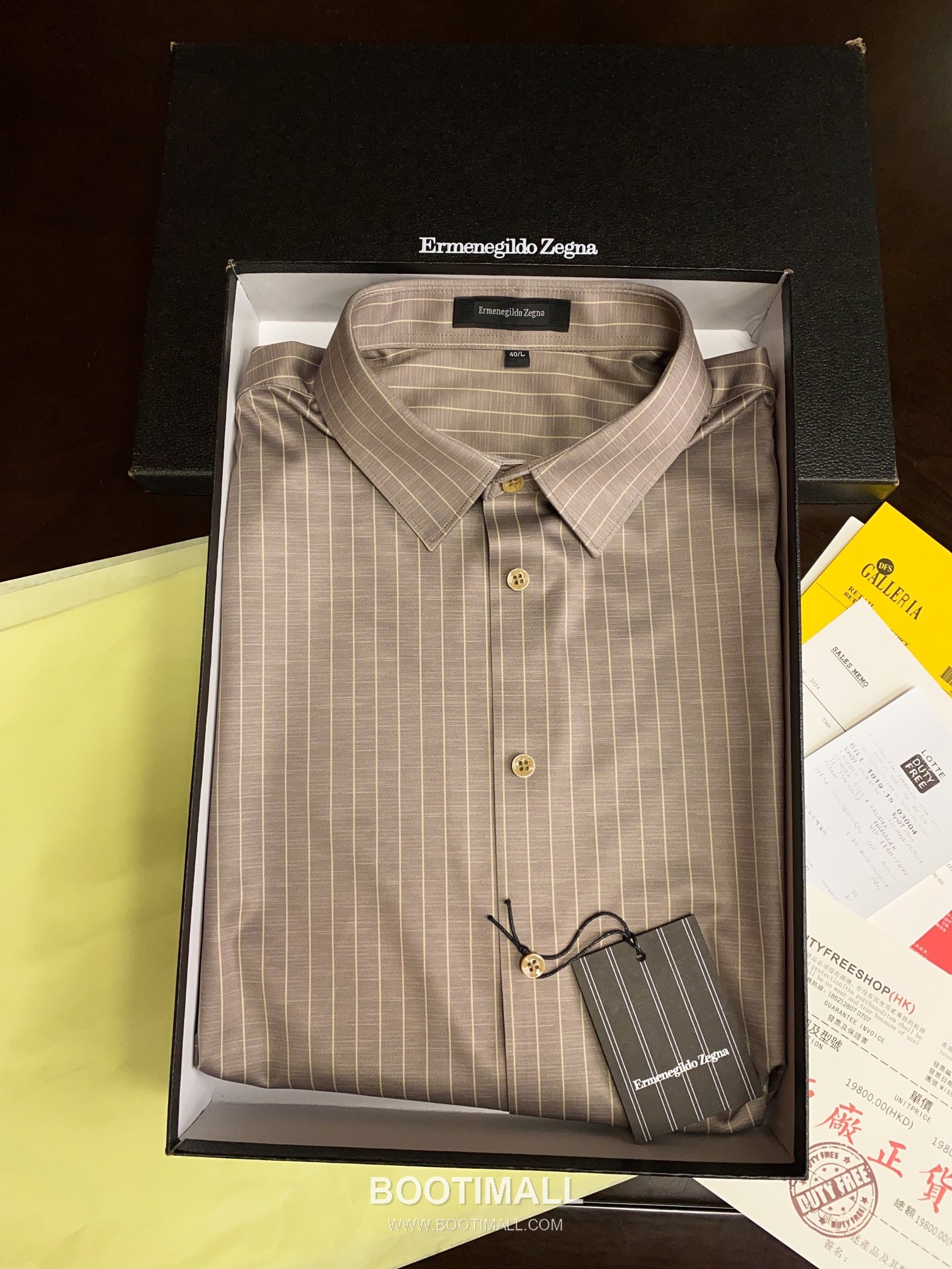 Zegna 2025 S/S Cotton Blend Long Sleeve Shirt with Anti Wrinkle Finish 제냐 2025SS 코튼 블루 셔츠 논아이론 9