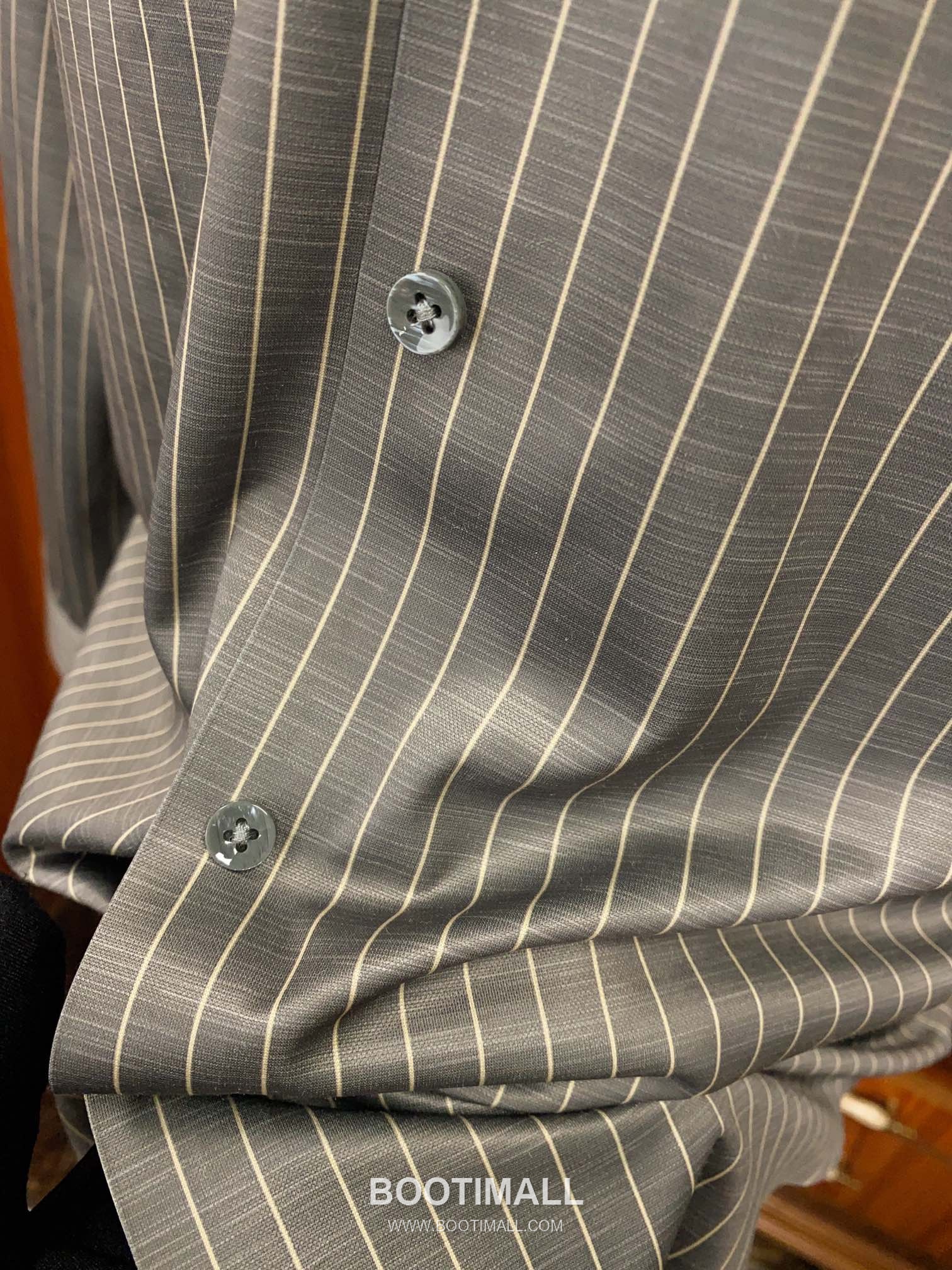 Zegna 2025 S/S Cotton Blend Long Sleeve Shirt with Anti Wrinkle Finish 제냐 2025SS 코튼 블루 셔츠 논아이론 5