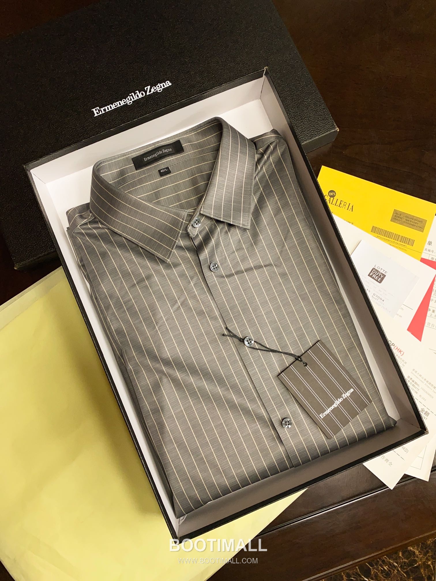 Zegna 2025 S/S Cotton Blend Long Sleeve Shirt with Anti Wrinkle Finish 제냐 2025SS 코튼 블루 셔츠 논아이론 9