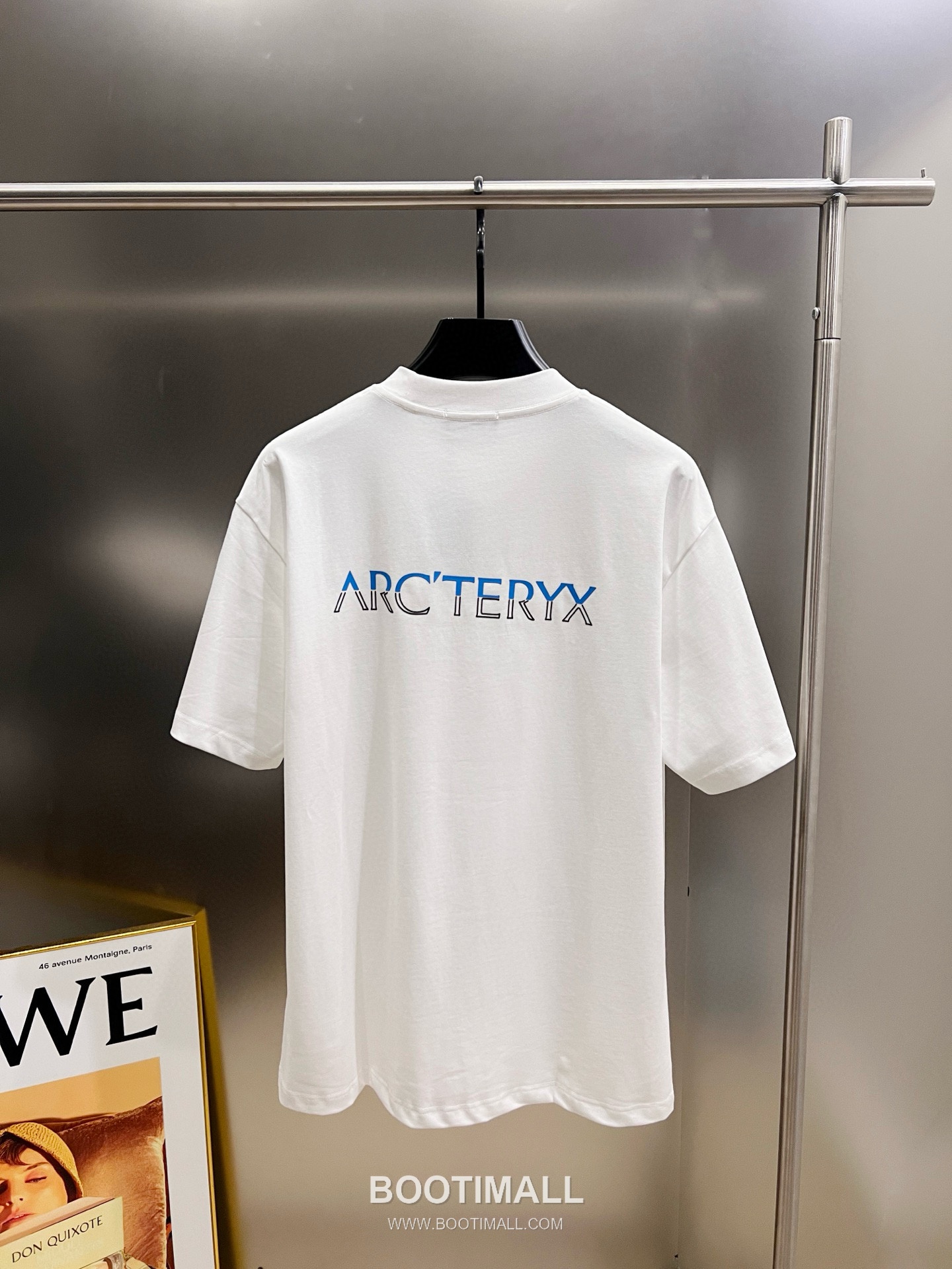 Arc'teryx 2026 S/S Cotton Short Sleeve T-Shirt with Foam Logo Print 아크테릭스 2026SS 코튼 블랙 티셔츠 발포 로고 프린트 2