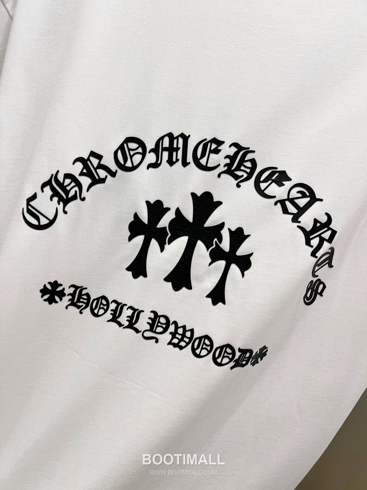 Chrome Hearts 2026 S/S Cotton Short Sleeve T-Shirt with Cross Patch Foam Print 크롬하츠 2026SS 코튼 블랙 티셔츠 십자가 패치 발포 프린트 8