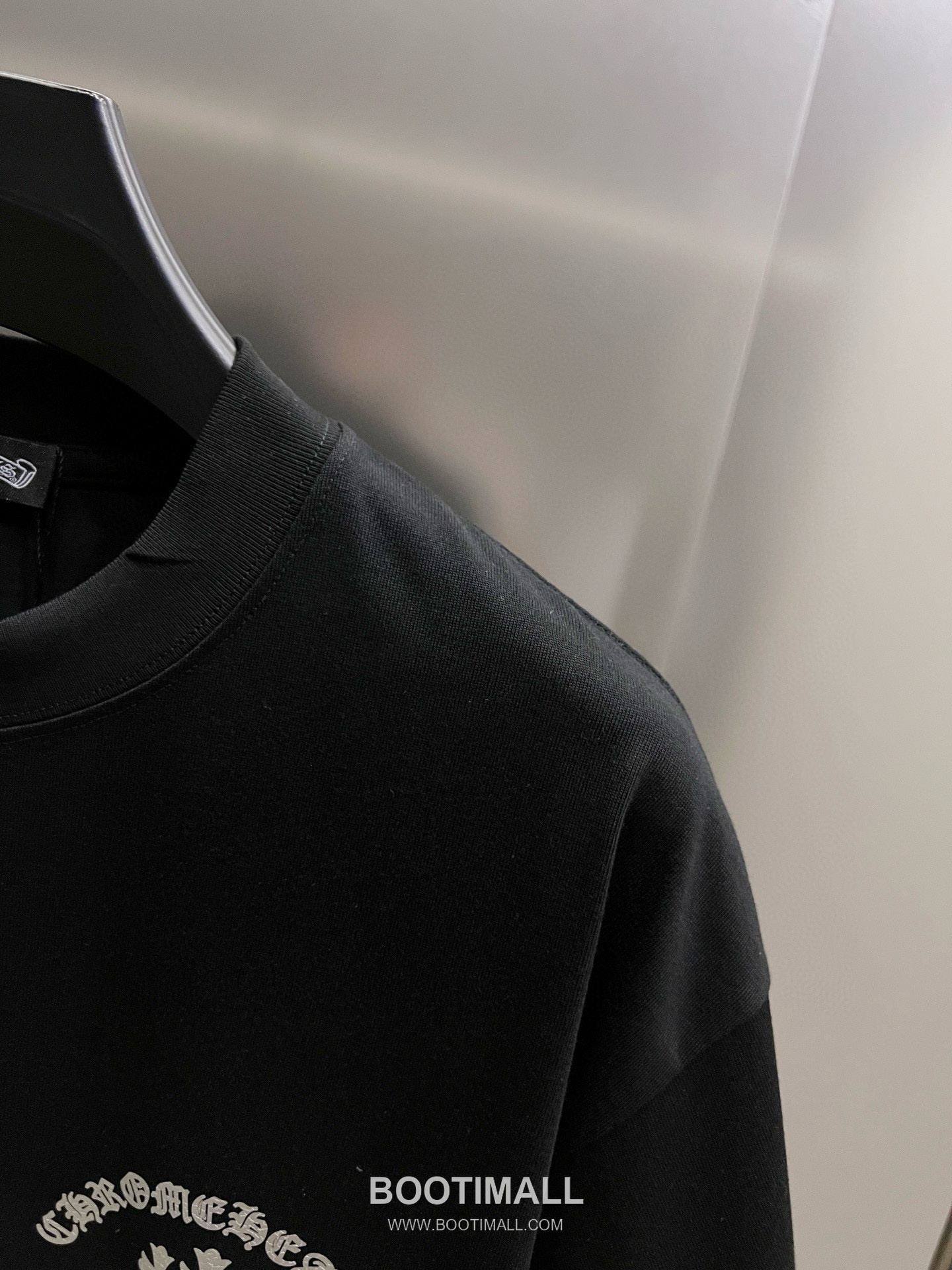 Chrome Hearts 2026 S/S Cotton Short Sleeve T-Shirt with Cross Patch Foam Print 크롬하츠 2026SS 코튼 블랙 티셔츠 십자가 패치 발포 프린트 8