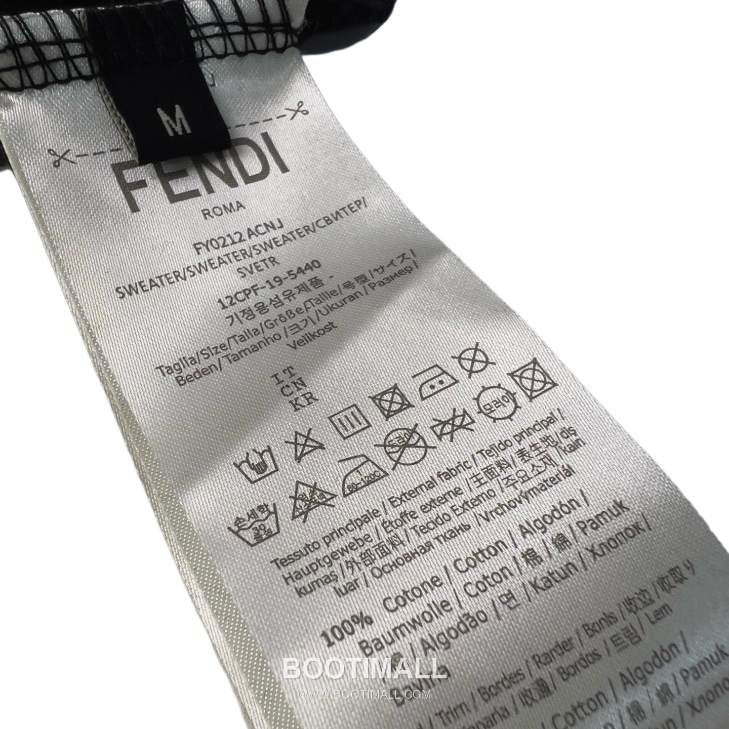 Fendi 2025 S/S Cotton Short Sleeve T-Shirt with Double F Patch Logo 펜디 2025SS 코튼 블랙 티셔츠 더블F 패치 로고 20