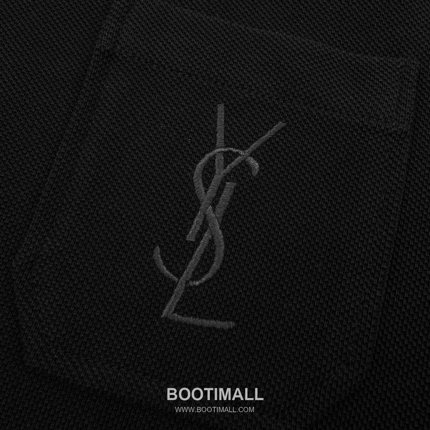 Saint Laurent 2025 S/S Cotton Polo Shirt with Pocket Embroidered Logo 생로랑 2025SS 코튼 블랙 폴로셔츠 포켓 자수 15
