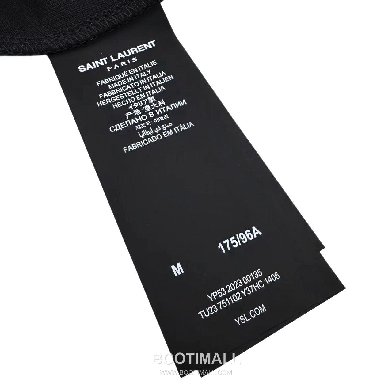 Saint Laurent 2025 S/S Cotton Polo Shirt with Embroidered Logo 생로랑 2025SS 코튼 블랙 폴로셔츠 자수 로고 18