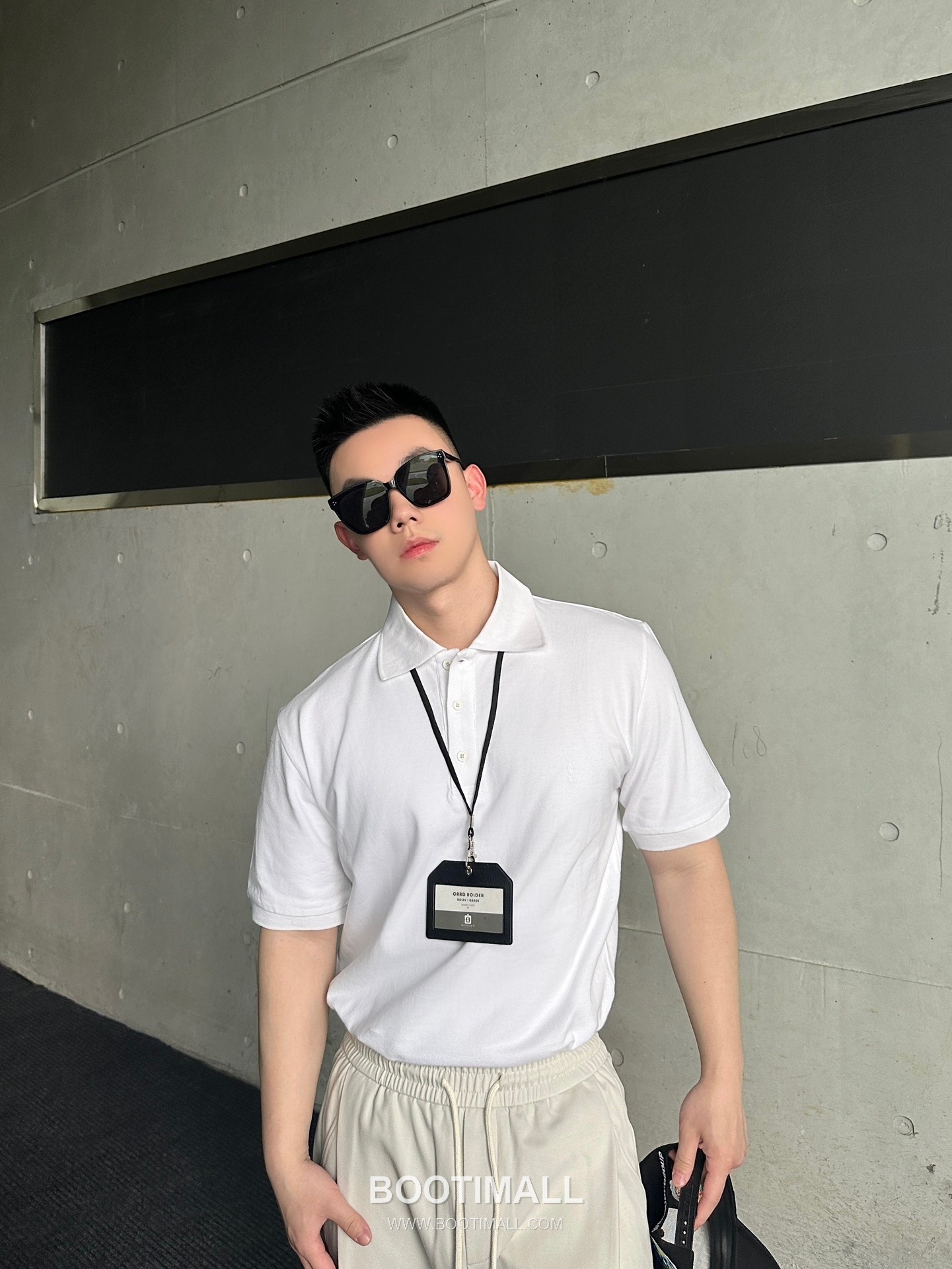 Saint Laurent 2025 S/S Cotton Polo Shirt with Embroidered Logo 생로랑 2025SS 코튼 블랙 폴로셔츠 자수 로고 2