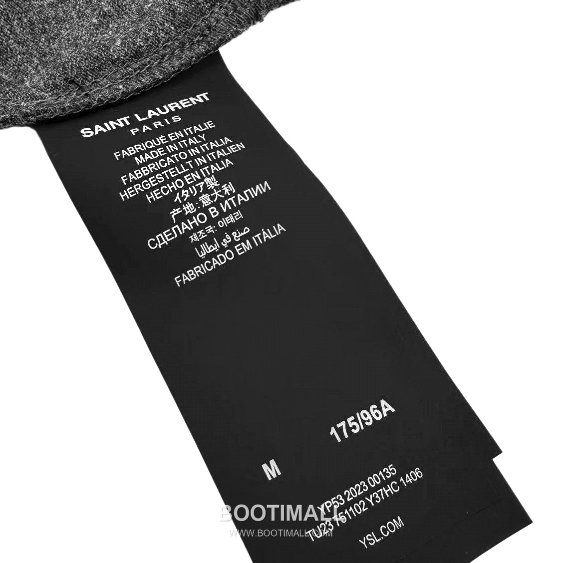 Saint Laurent 2025 S/S Cotton Polo Shirt with Embroidered Logo 생로랑 2025SS 코튼 블랙 폴로셔츠 자수 로고 17