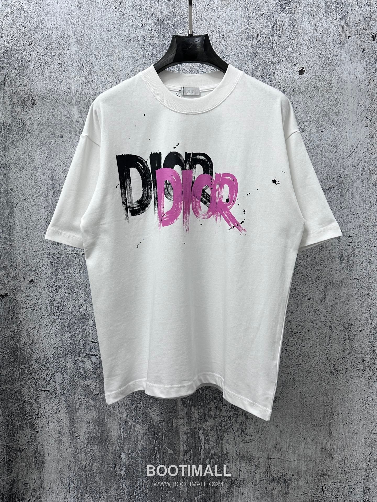 Dior 2025 S/S Cotton Short Sleeve T-Shirt with Logo Print 디올 2025SS 코튼 블랙 티셔츠 로고 프린트 4