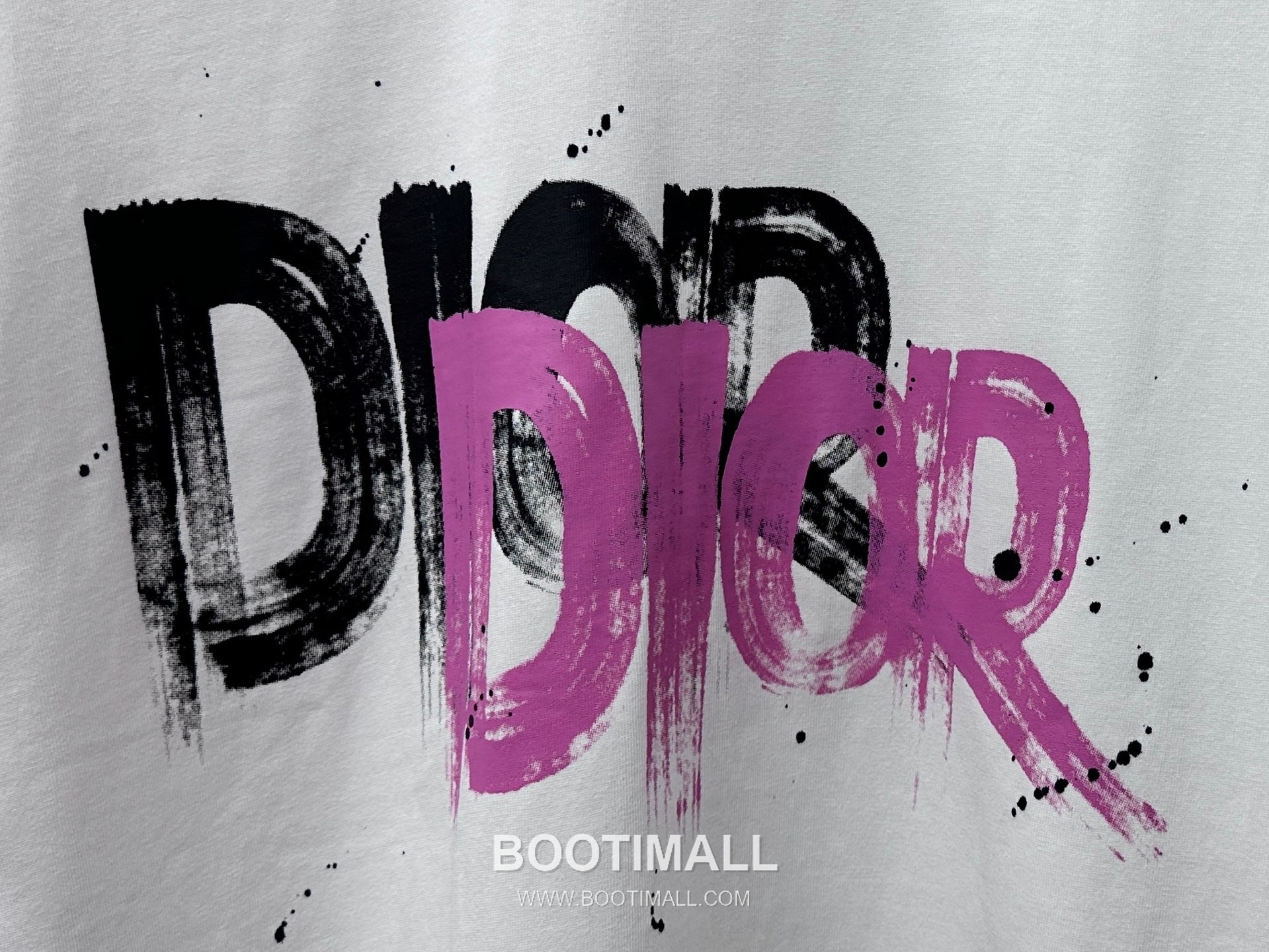 Dior 2025 S/S Cotton Short Sleeve T-Shirt with Logo Print 디올 2025SS 코튼 블랙 티셔츠 로고 프린트 8