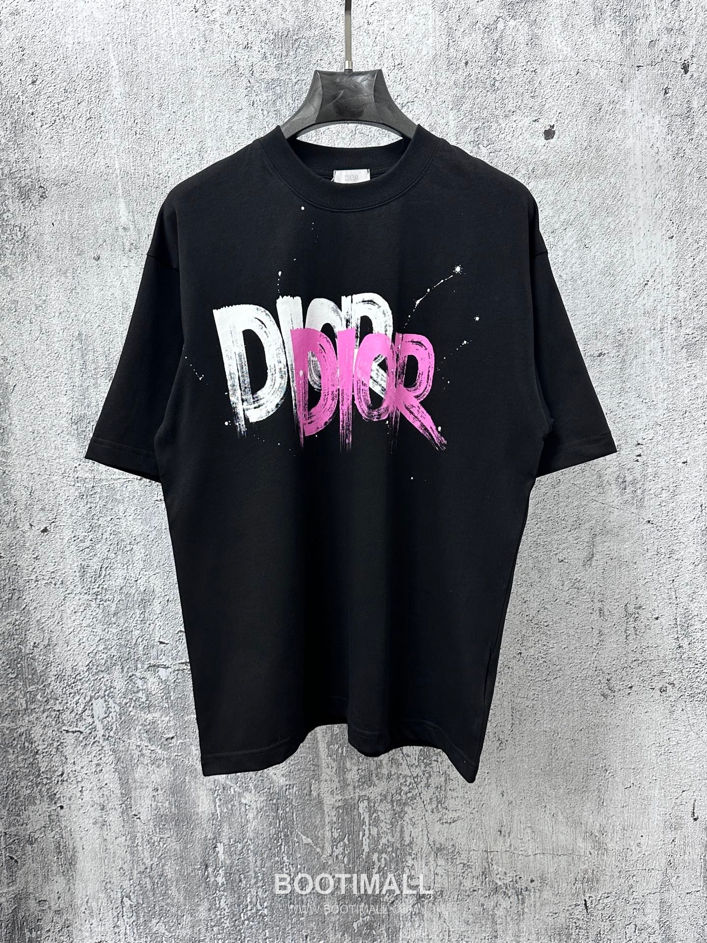 Dior 2025 S/S Cotton Short Sleeve T-Shirt with Logo Print 디올 2025SS 코튼 블랙 티셔츠 로고 프린트 4