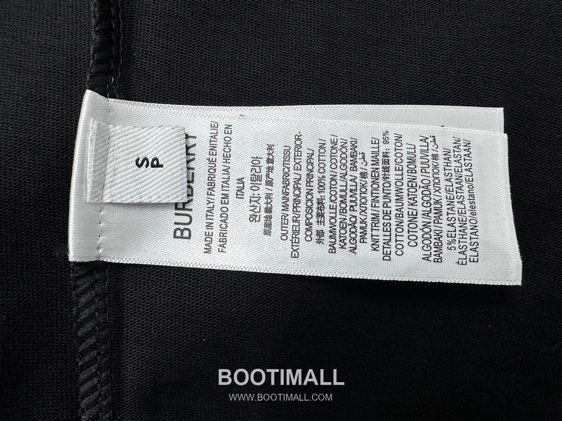 Burberry 2025 S/S Cotton Short Sleeve T-Shirt with Knight Logo Print 버버리 2025SS 코튼 블랙 티셔츠 기사 로고 프린트 9