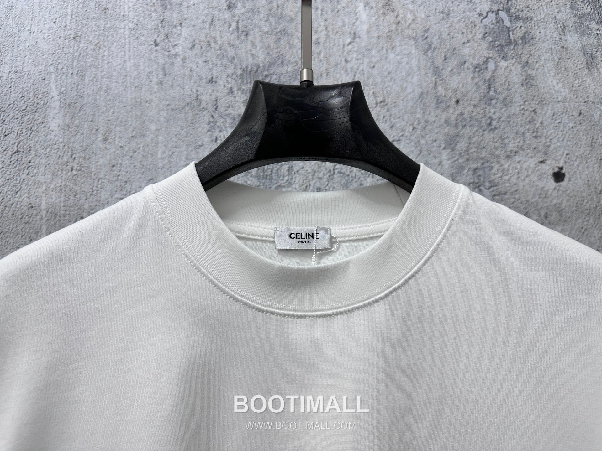 Celine 2025 S/S Cotton Short Sleeve T-Shirt with Logo Print 셀린느 2025SS 코튼 블랙 티셔츠 로고 프린트 6