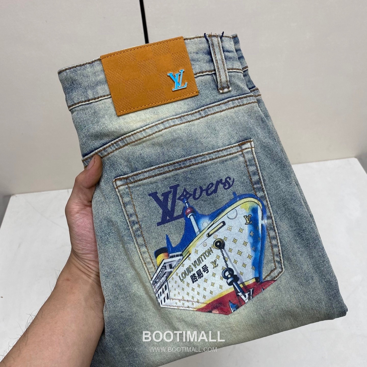 Louis Vuitton 2026 S/S Denim Cotton Slim Straight Jeans 루이비통 2026SS 데님 코튼 슬림 스트레이트 워싱 진 팬츠 1