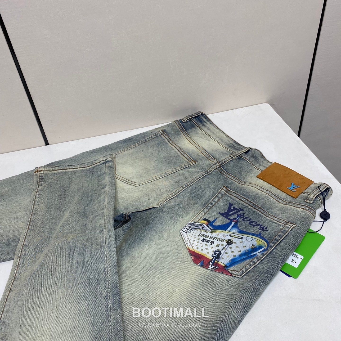 Louis Vuitton 2026 S/S Denim Cotton Slim Straight Jeans 루이비통 2026SS 데님 코튼 슬림 스트레이트 워싱 진 팬츠 2