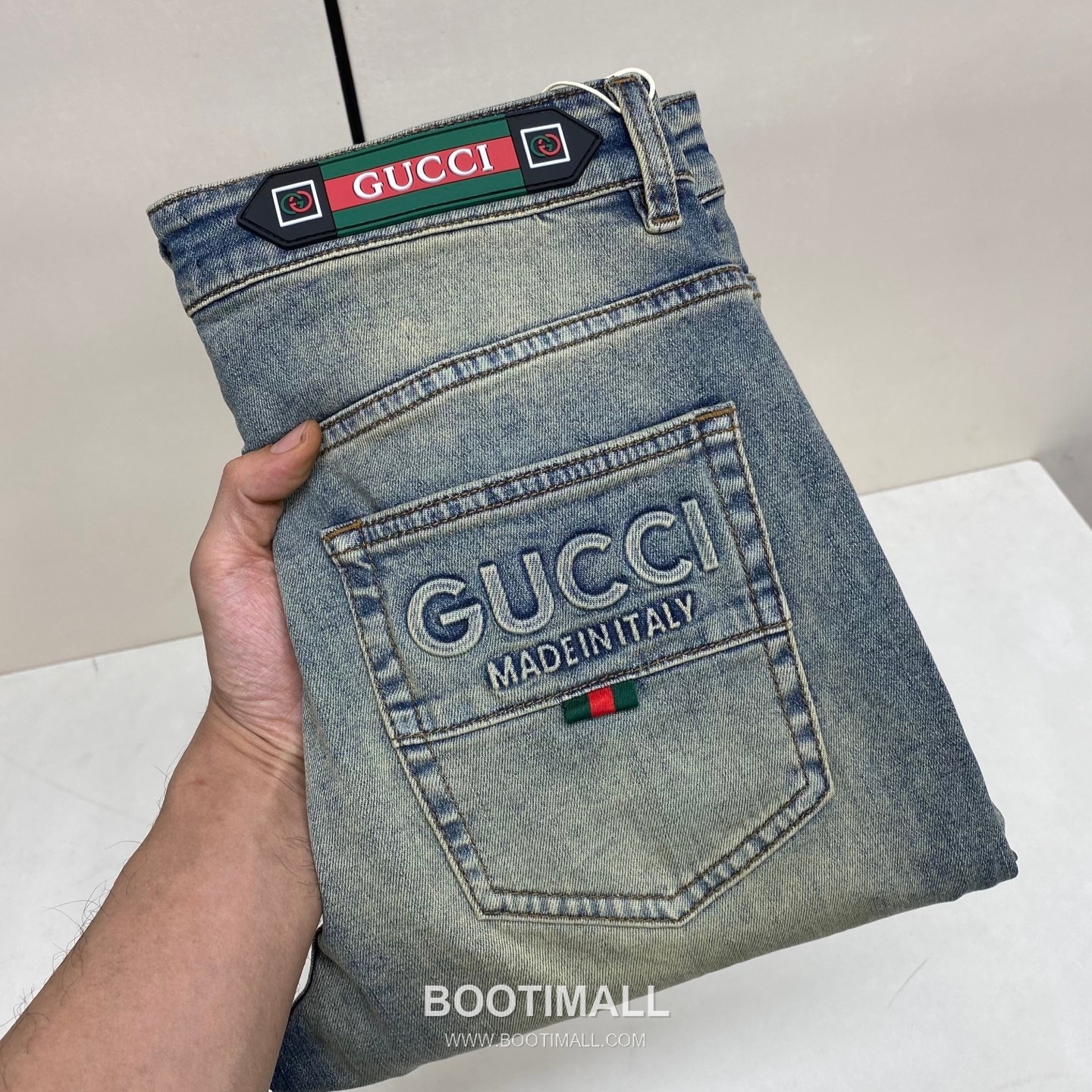 Gucci 2026 S/S Cotton Denim Straight Jeans 구찌 2026SS 코튼 데님 스트레이트 워싱 진 팬츠 1
