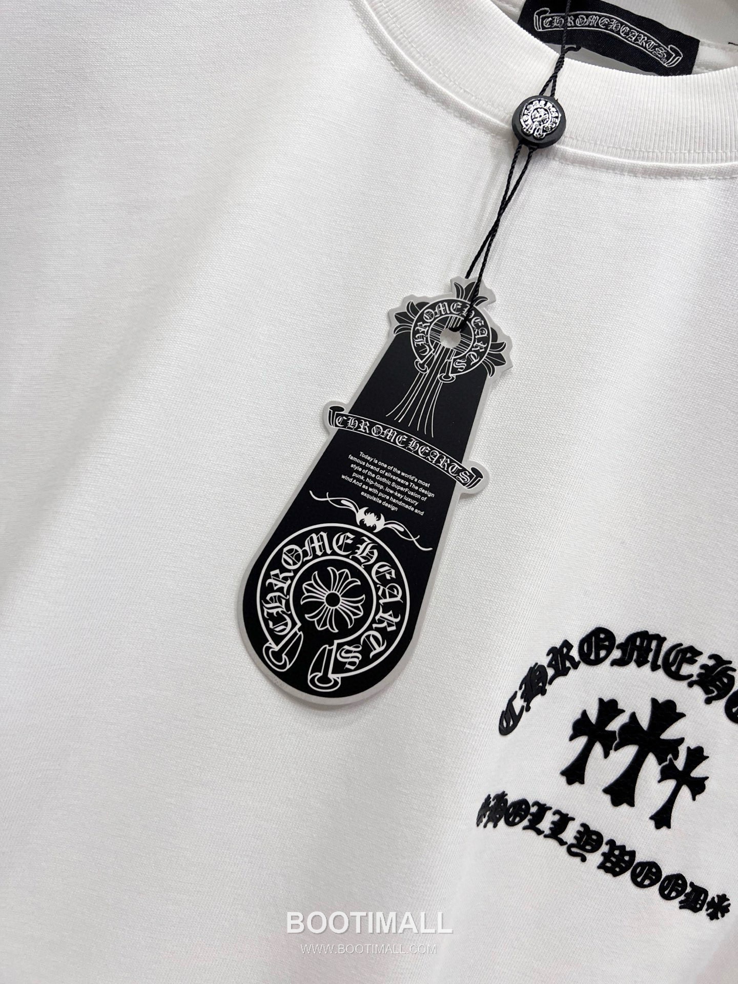 Chrome Hearts Cross Patch Cotton Oversized Short Sleeve T-Shirt 크롬하츠 십자가 패치 코튼 오버핏 반팔 티셔츠 4