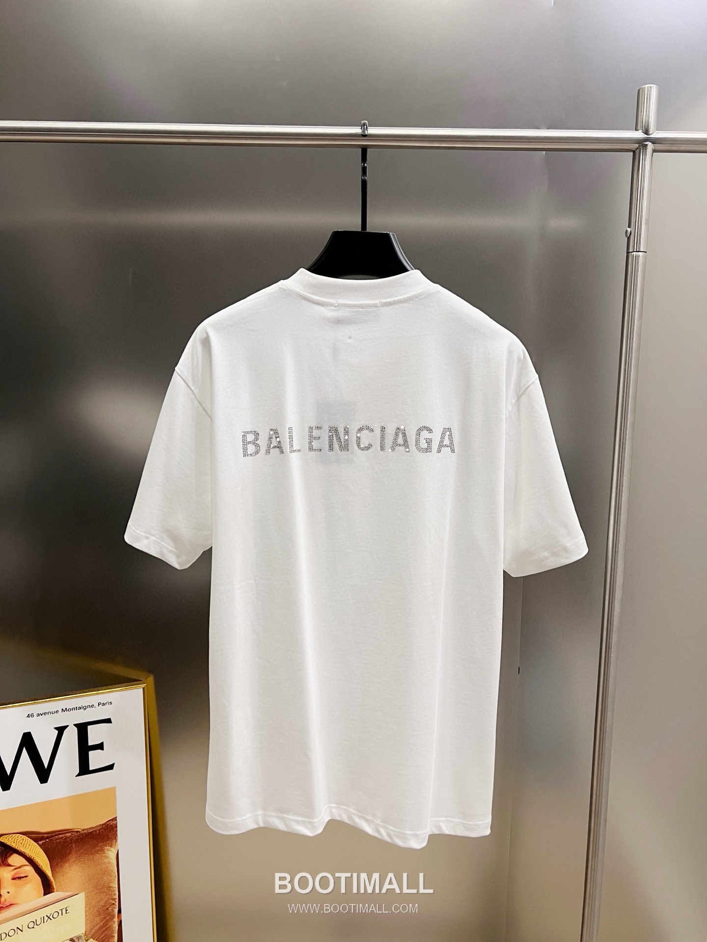 Balenciaga Logo Cotton Oversized Short Sleeve T-Shirt 발렌시아가 로고 코튼 오버핏 반팔 티셔츠 1
