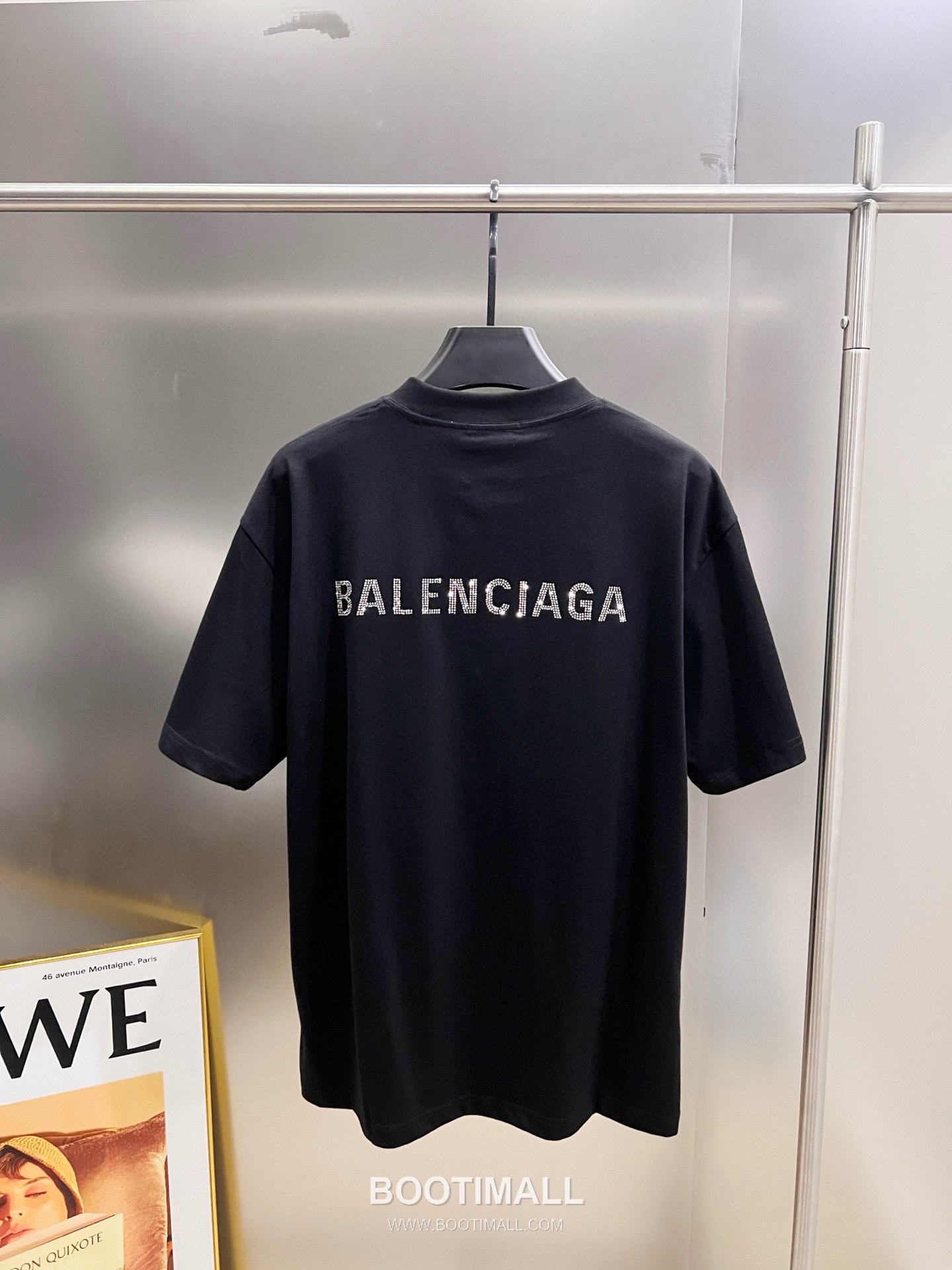 Balenciaga Logo Cotton Oversized Short Sleeve T-Shirt 발렌시아가 로고 코튼 오버핏 반팔 티셔츠 1