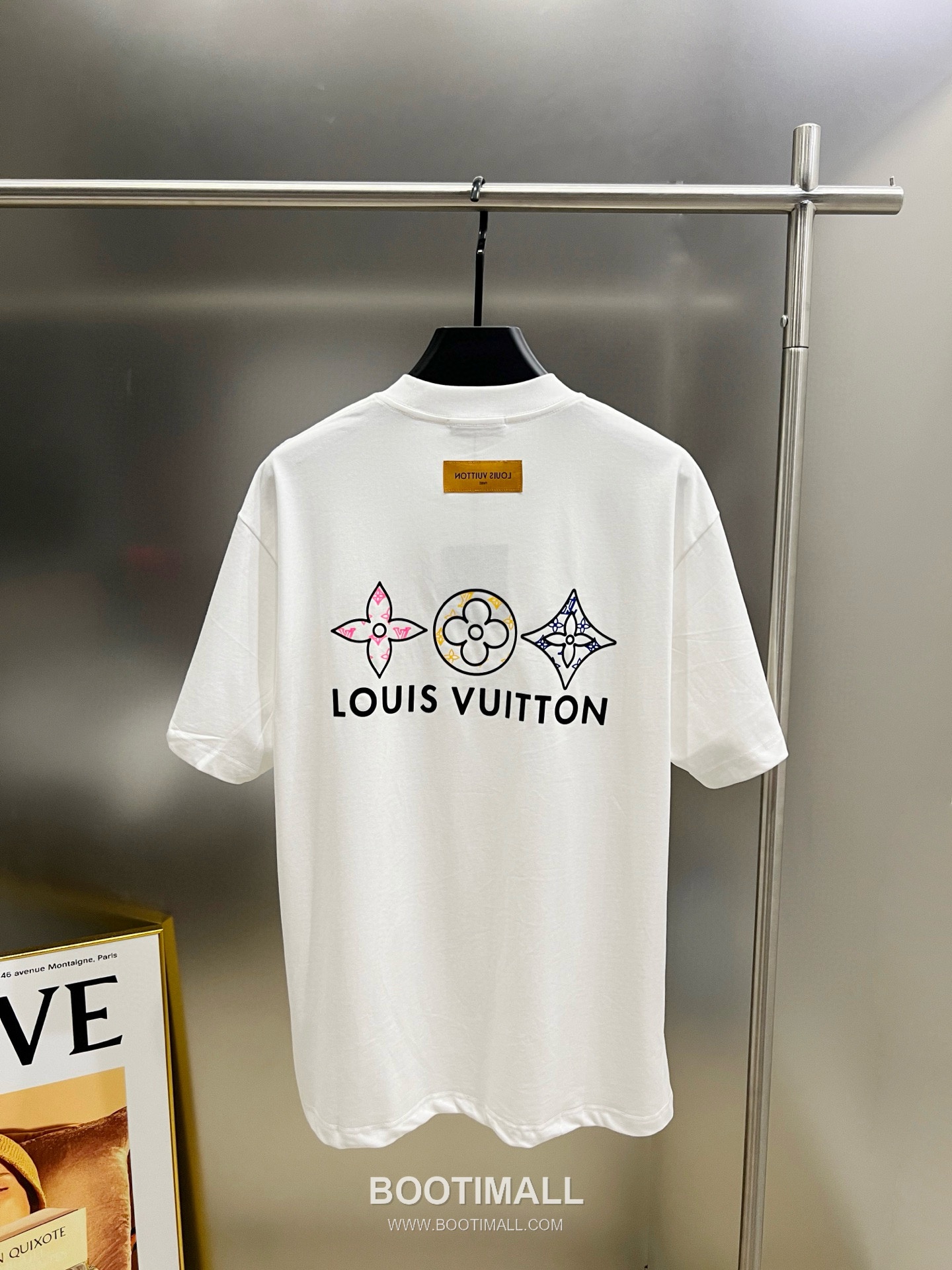 Louis Vuitton Logo Foam Print Cotton Oversized Short Sleeve T-Shirt 루이비통 로고 발포 프린트 코튼 오버핏 반팔 티셔츠 1
